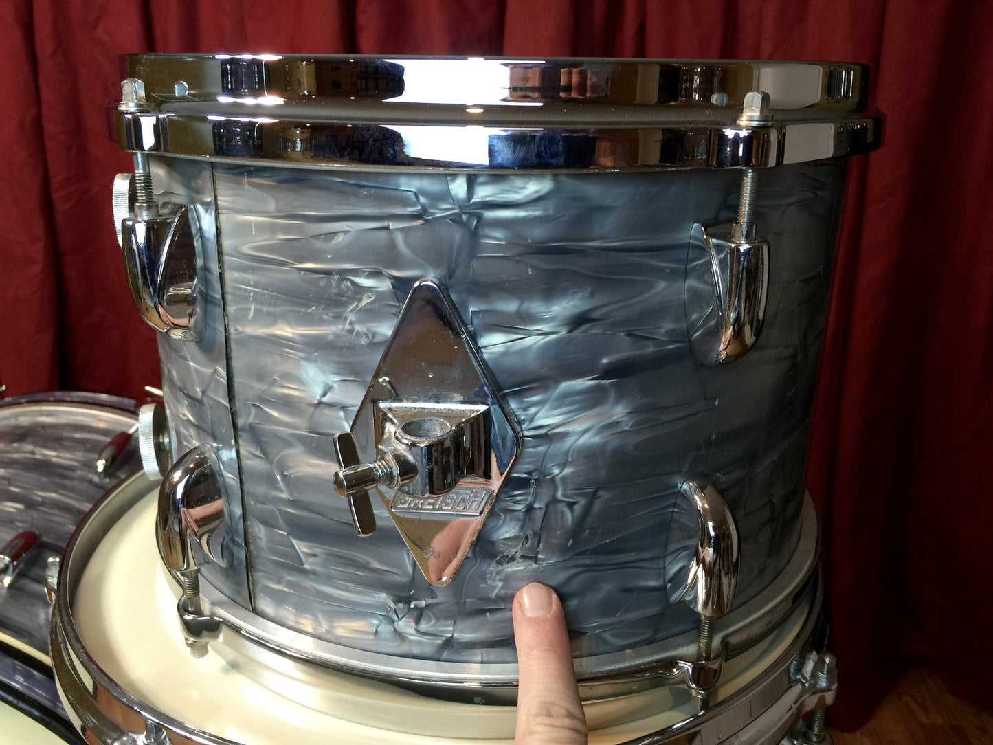 Gretsch 1971 Progressive Jazz 20"/12"/14" Midnight Blue Pearl Set