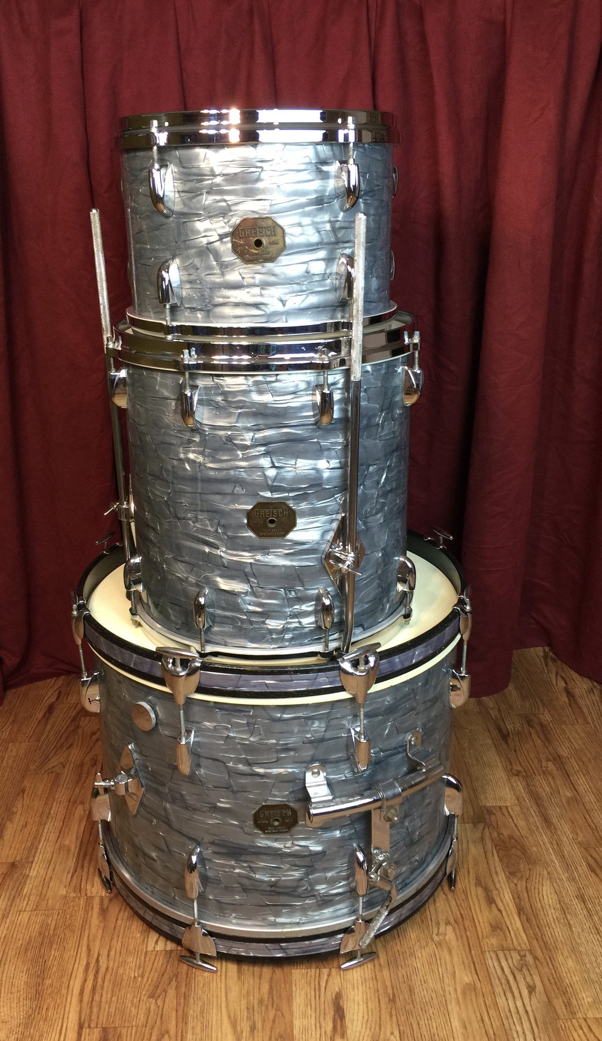 Gretsch 1971 Progressive Jazz 20"/12"/14" Midnight Blue Pearl Set