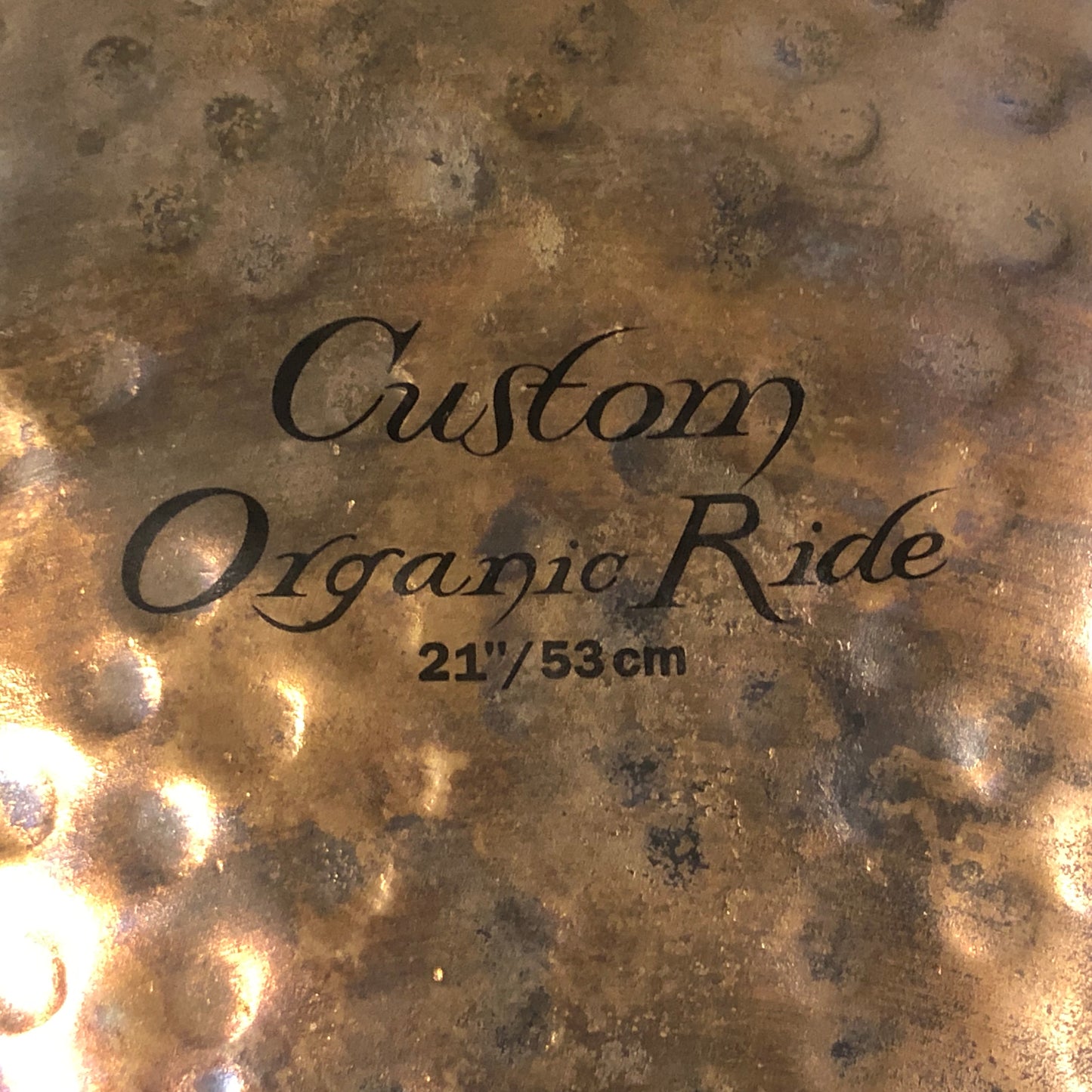 21" Zildjian K Custom Organic Ride Cymbal 2500g K0971