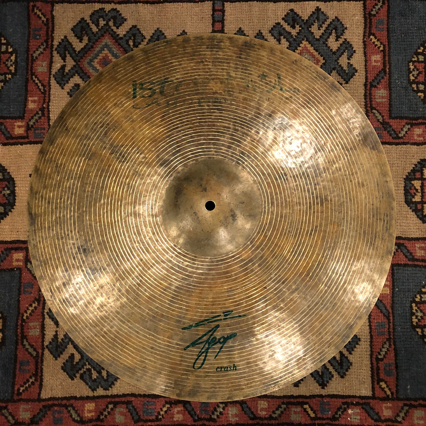 20" Istanbul Agop Signature Series Crash Cymbal Green Label 1540g