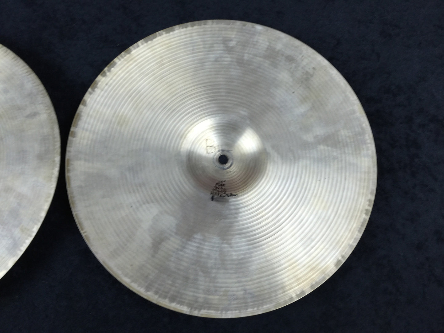 *No Longer Available* 14" 1960's Pre-Serial Paiste Hi-Hats 866g/904g # 289