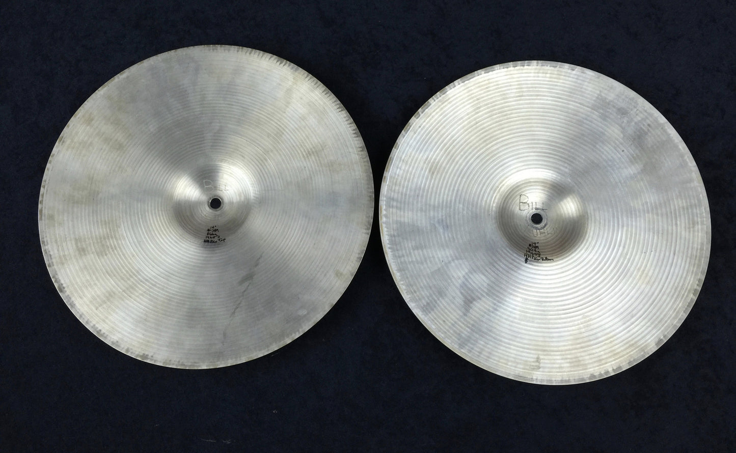 *No Longer Available* 14" 1960's Pre-Serial Paiste Hi-Hats 866g/904g # 289