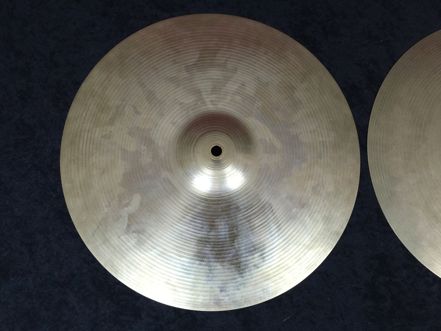 *No Longer Available* 14" 1960's Pre-Serial Paiste Hi-Hats 866g/904g # 289