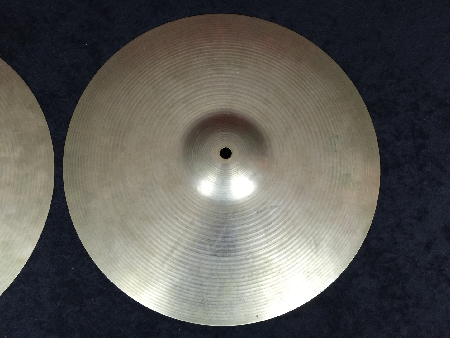 *No Longer Available* 14" 1960's Pre-Serial Paiste Hi-Hats 866g/904g # 289