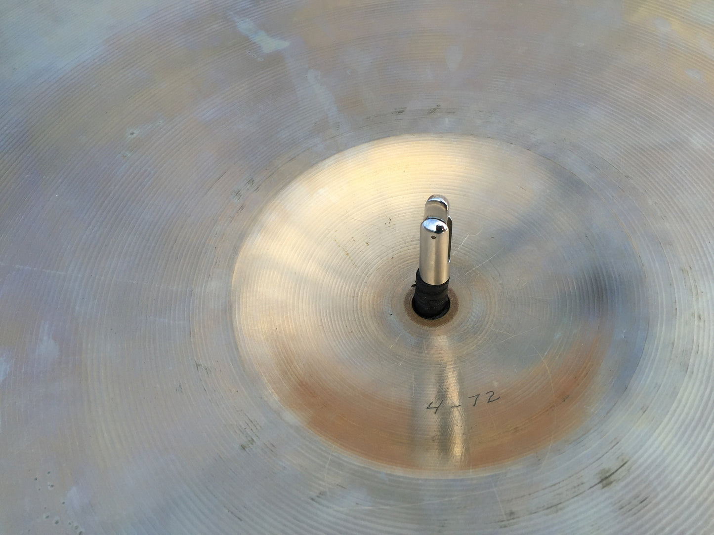 20" 1960's Paiste Seven Sound Set #7 Pre Serial 602 Ride Cymbal 2296g # 35