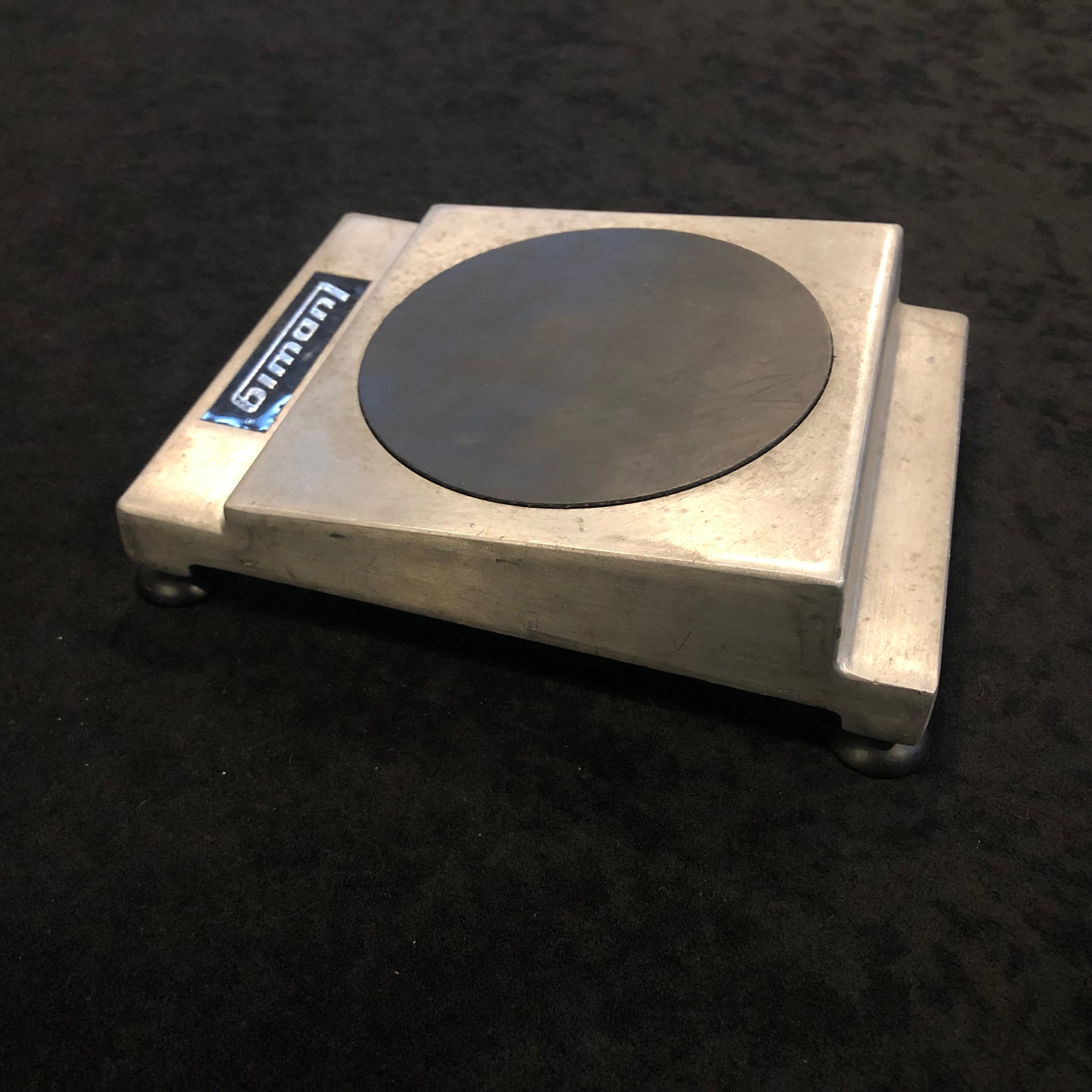 1970s Ludwig No. 4050 Practice Pad Aluminum / Rubber