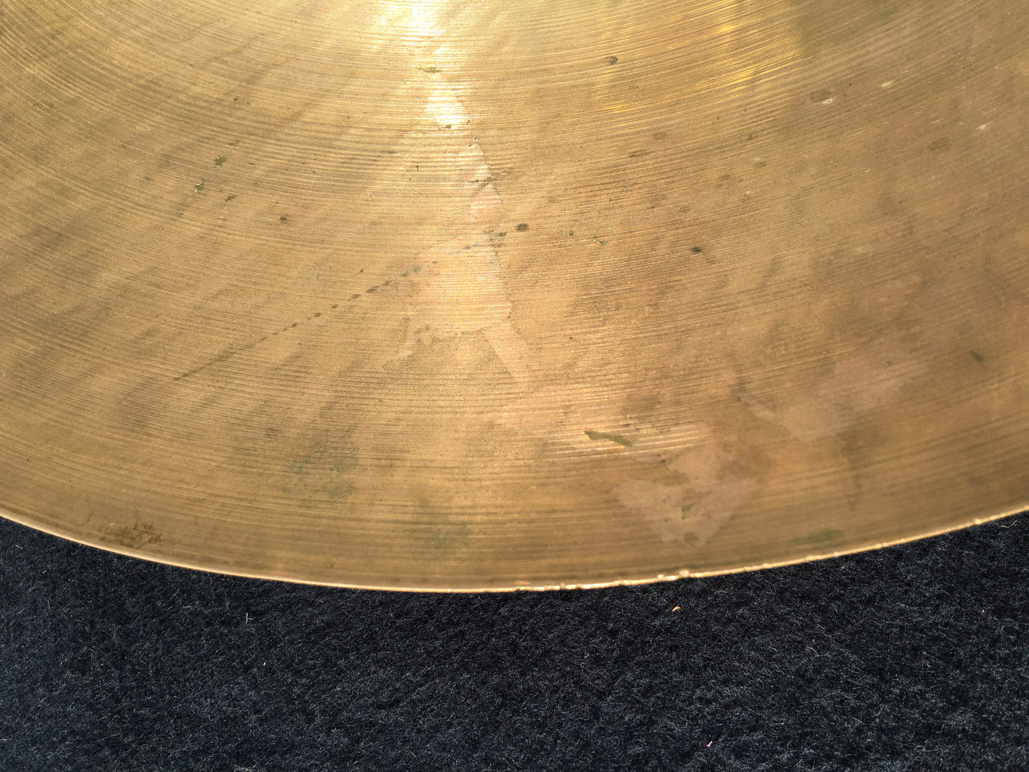 19" 1950's Zildjian A Trans Stamp Ride / Crash/Ride Cymbal 1644g - Inventory # 406
