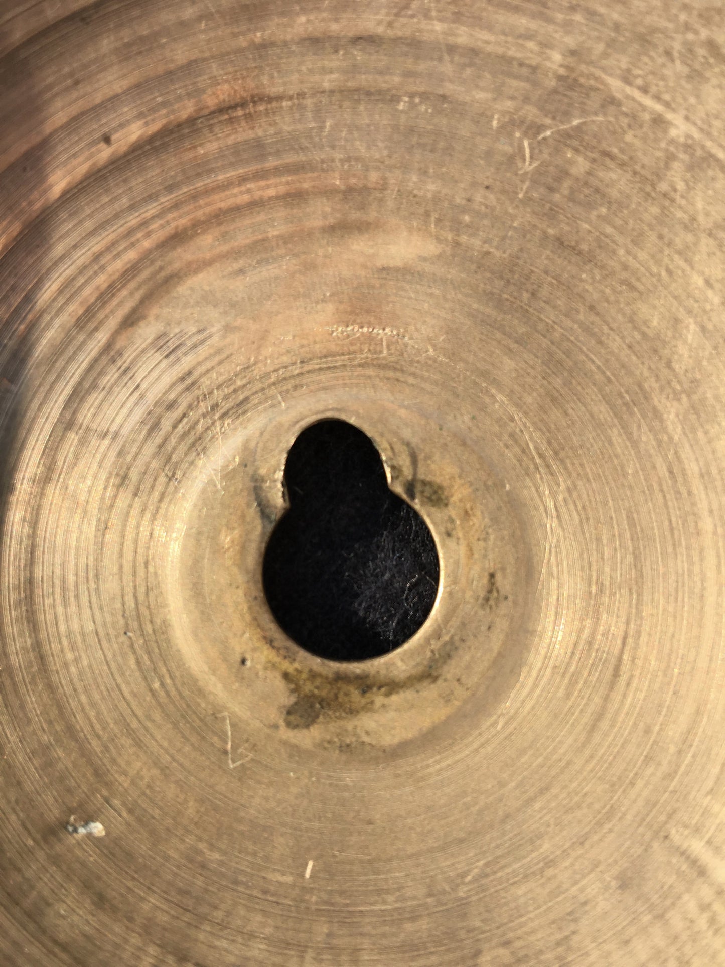 22" Zildjian A 1950's Large Hollow Block Stamp Ride Cymbal 2434g Inventory # 323