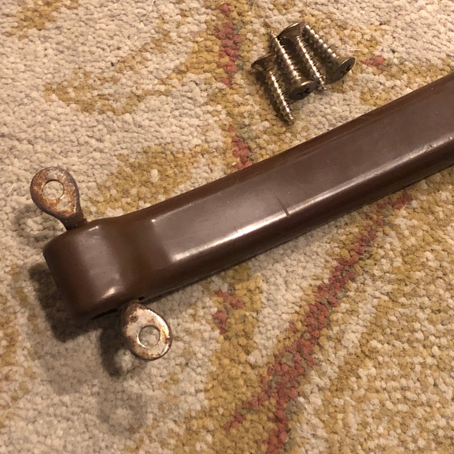 1950s-1960s Fender Brown Dog Bone Guitar Amplifier Handle