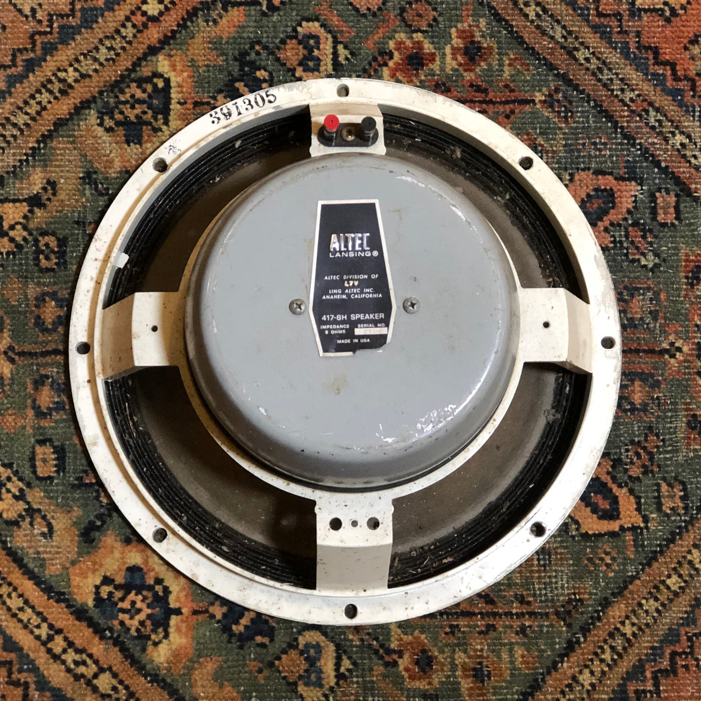 Vintage 12" Altec 417-8H Speaker 8 Ohms Santana