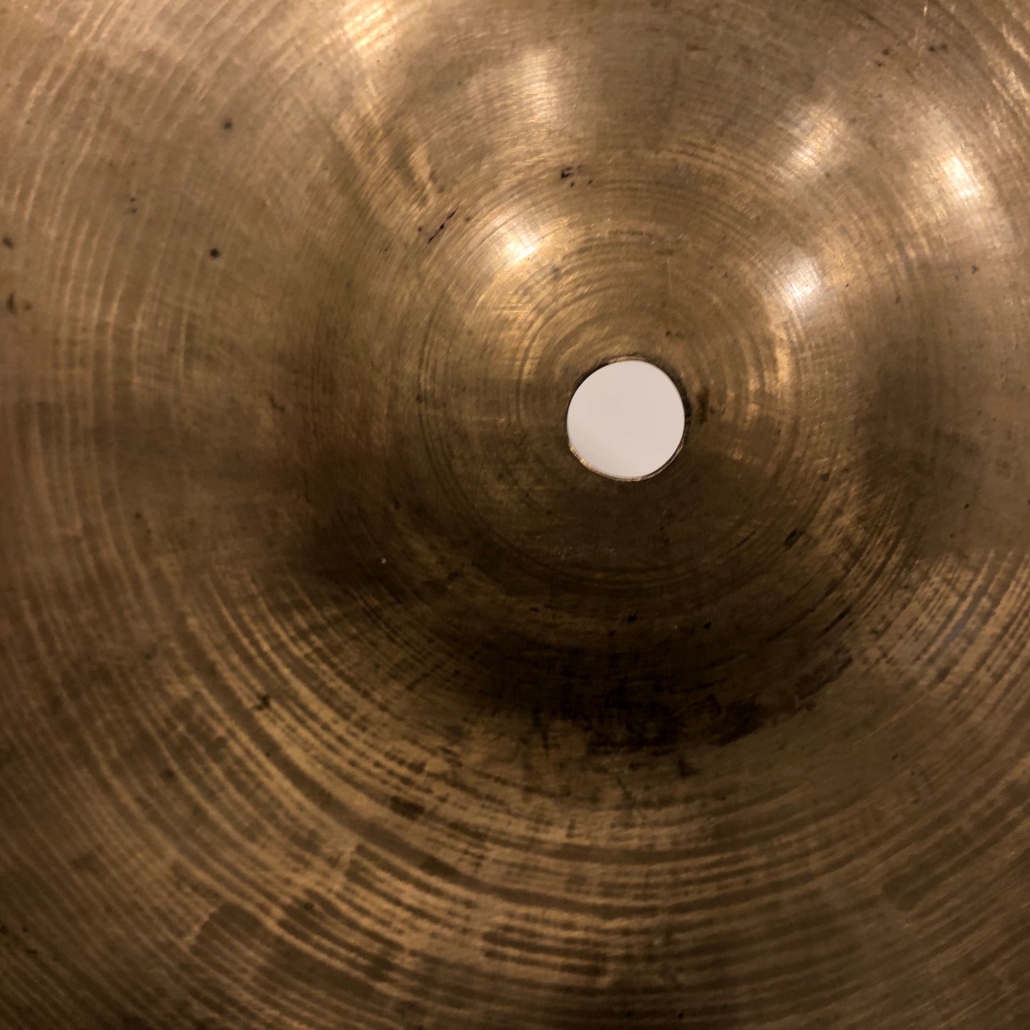 14" Zeltian 1930s/40s Small Ride Cymbal 1246g #202