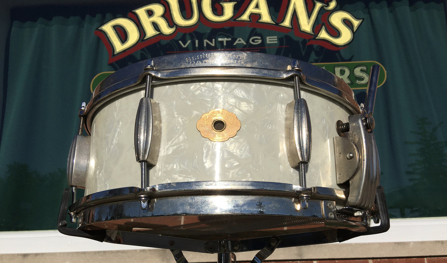 Slingerland 1940's 5.5"x14" Radio King WMP Cloud Badge