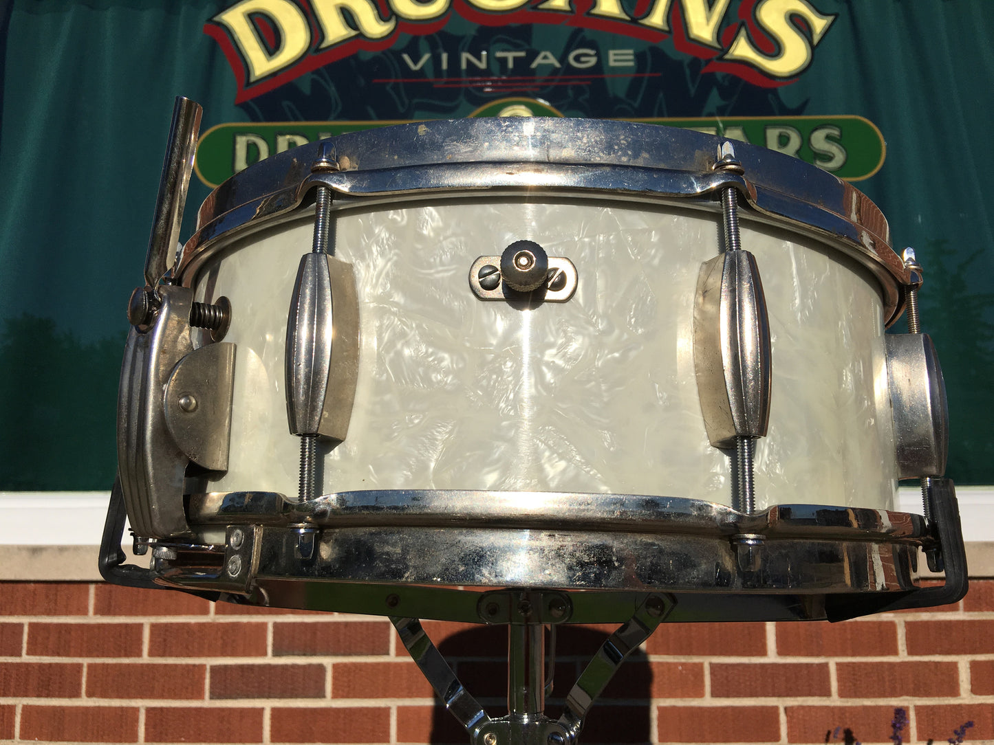 Slingerland 1940's 5.5"x14" Radio King WMP Cloud Badge