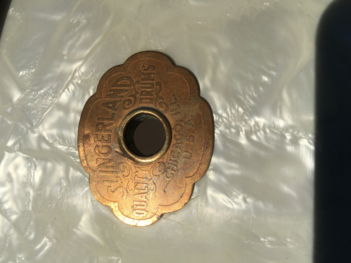 Slingerland 1940's 5.5"x14" Radio King WMP Cloud Badge