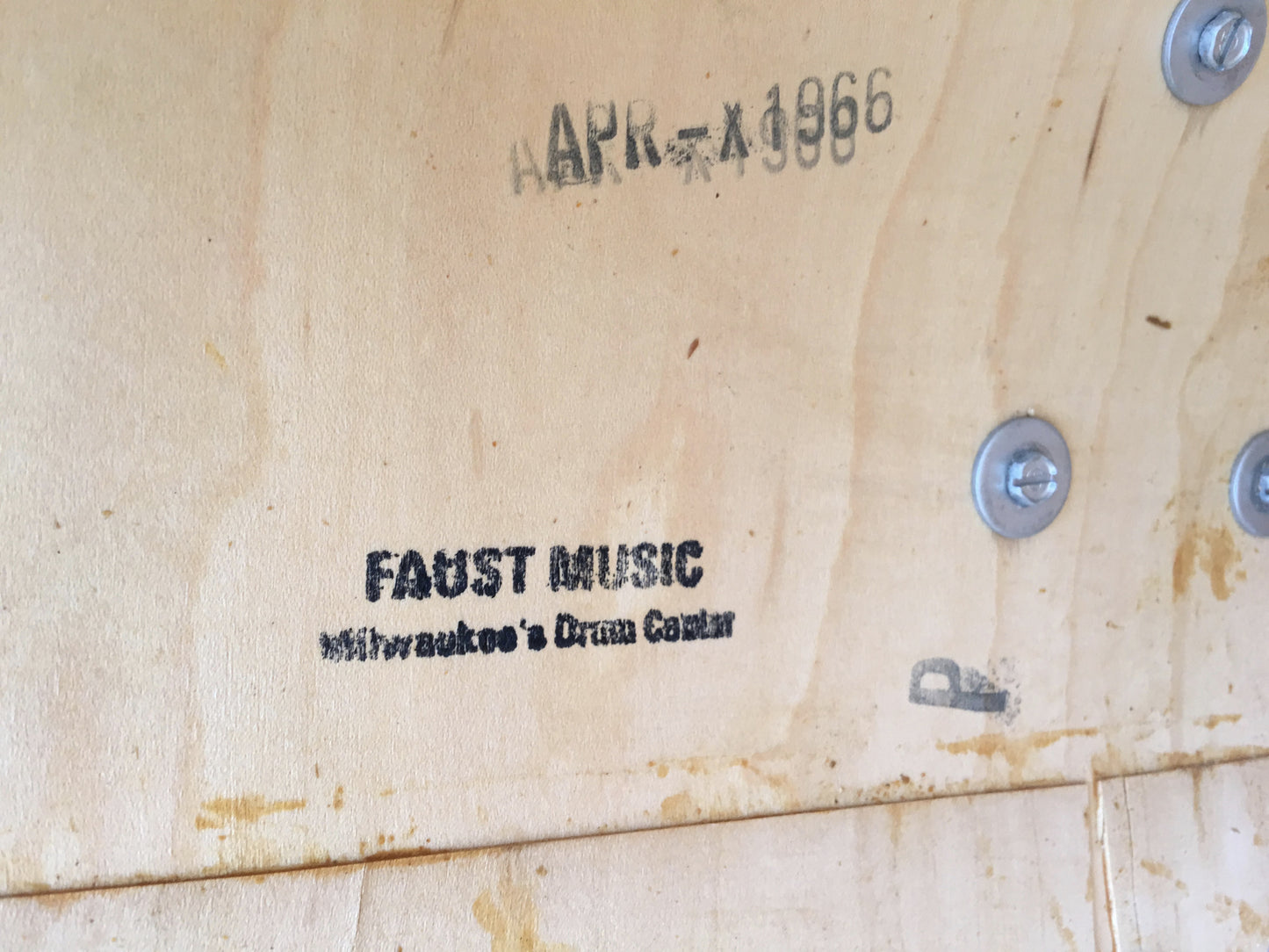 Slingerland 1966 Sky Blue Ripple Drum Set