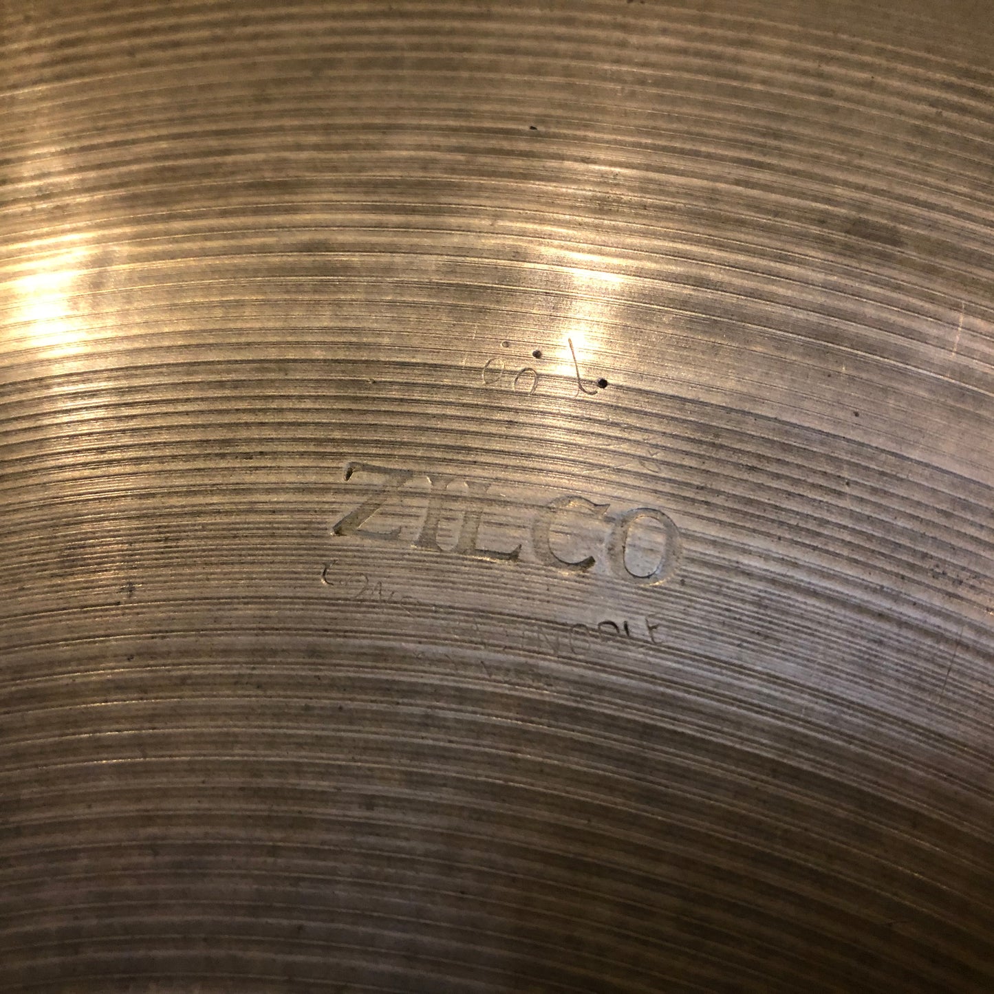 14" Zilco by Zildjian 1930s-50s Hi-Hat Cymbal Pair 760g/812g #675