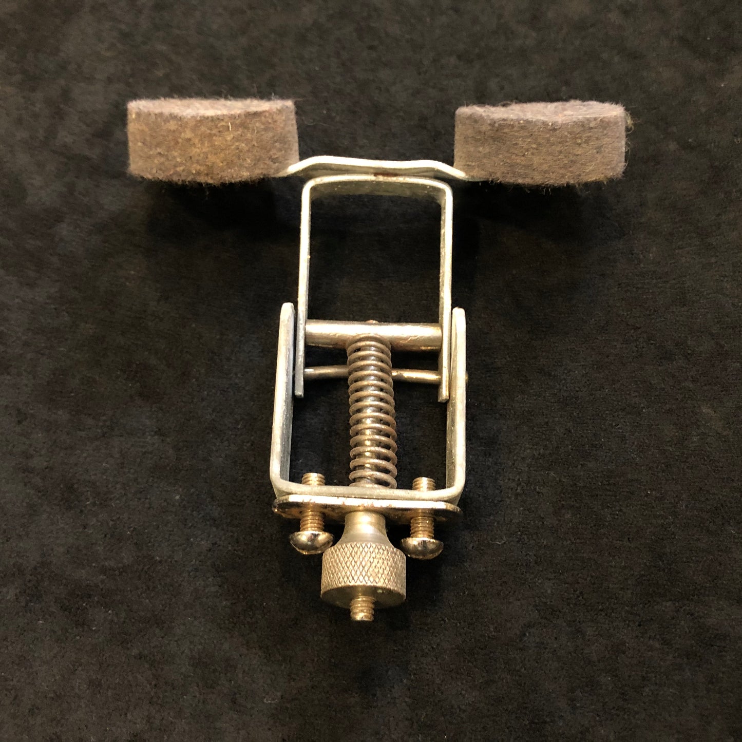 1940s/1950s Slingerland Radio King Nickel Plated Drum Internal Muffler Tone Control