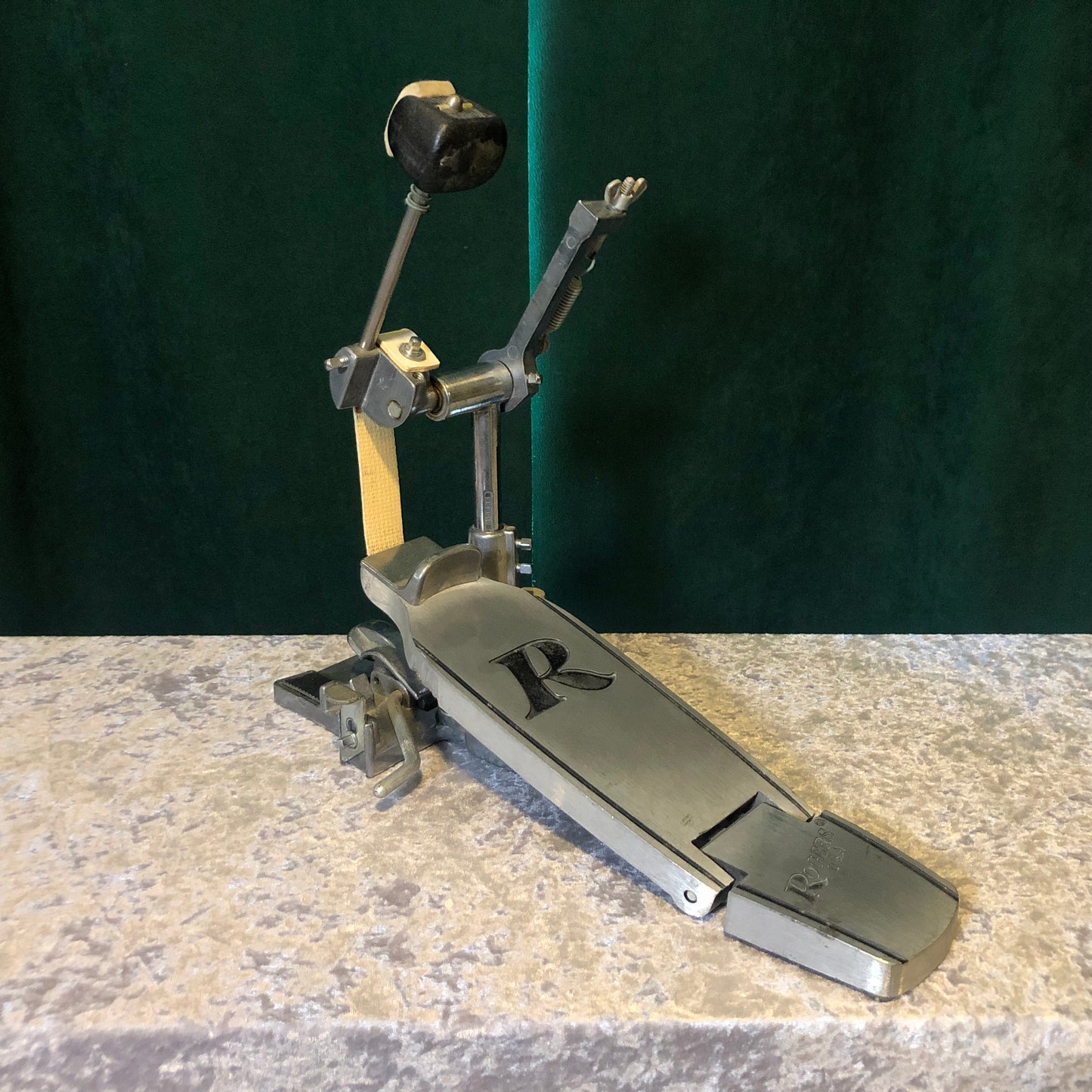 1970s Rogers Big R Supreme Foot Pedal Bass Drum Pedal Part No. 54-7000