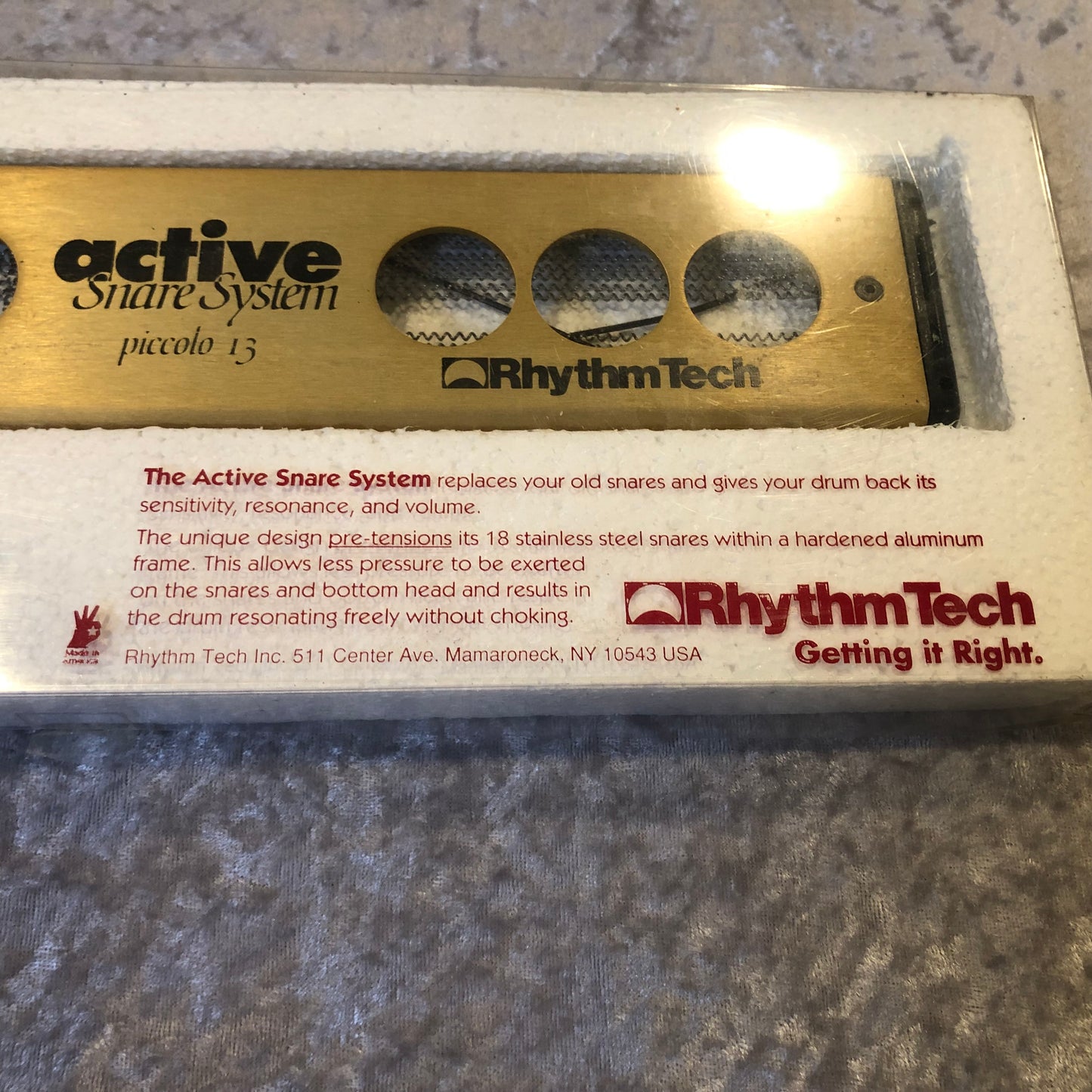 Rhythm Tech RT7013 Piccolo 13 Active Snare System Replacement Wires for 13" Snare Drum