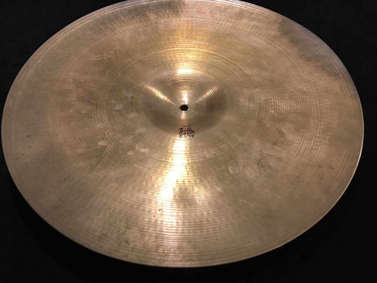 20" Zildjian A 1960's Ride Cymbal 2374g #139 *Sound File*