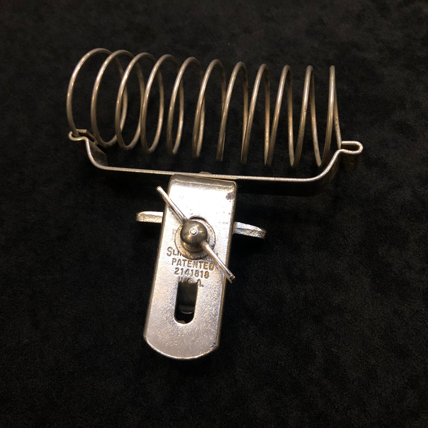 Vintage 1940s/1950s Slingerland Hoop Mount Spring Stick Holder Nickel