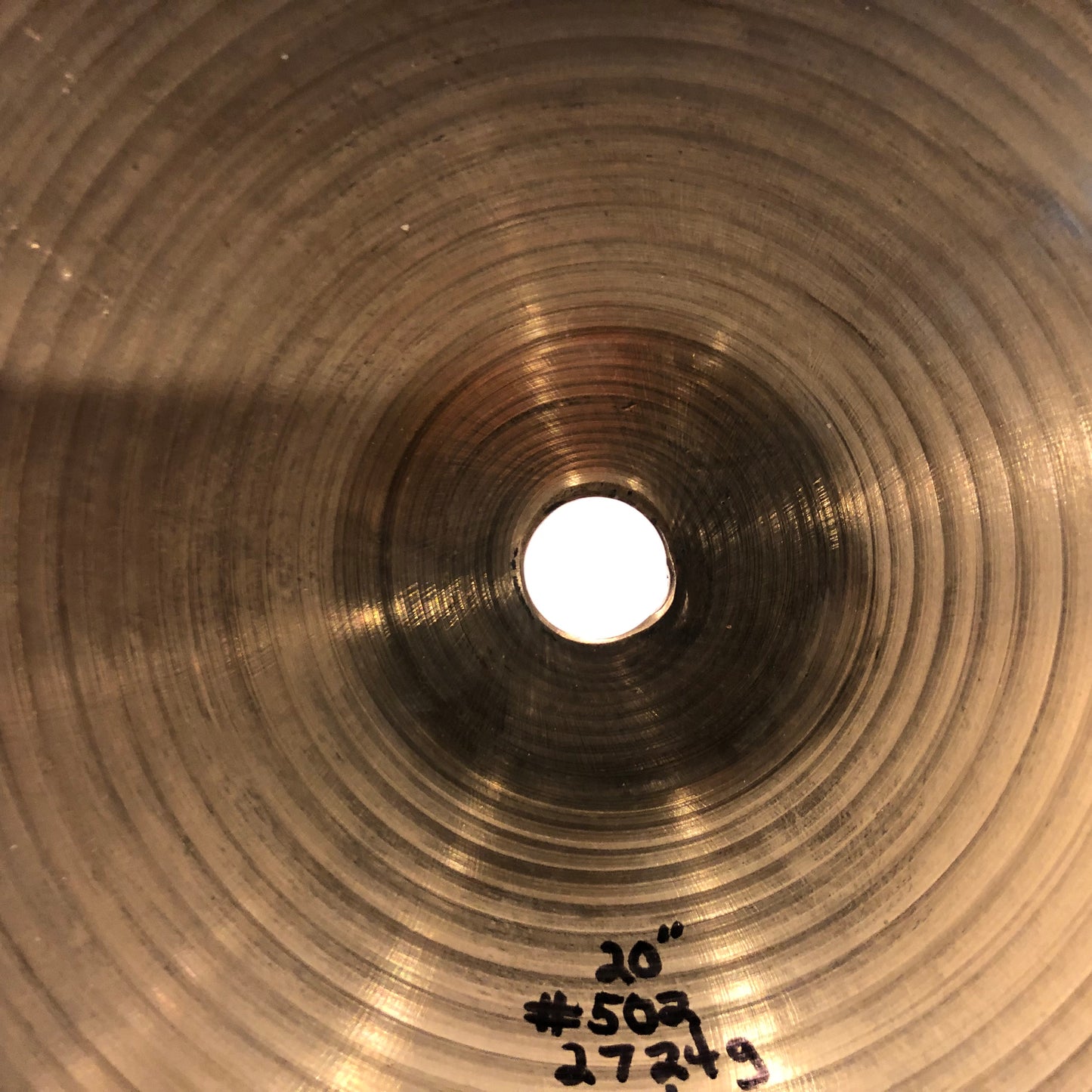 20" Zildjian A 1970s Rock Ride Cymbal 2724g #502 *Video File*