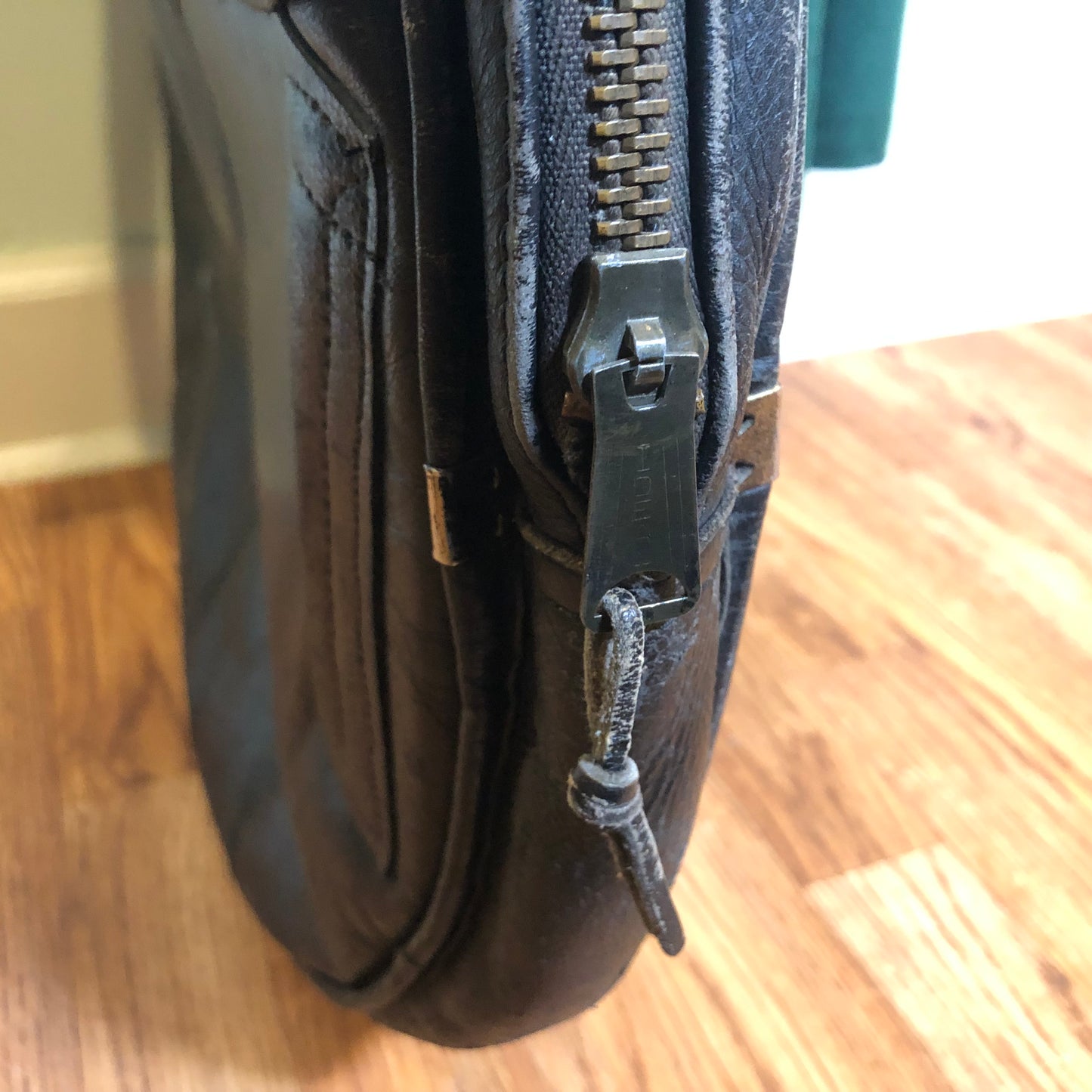 Vintage 1970s Reunion Blues 22" Leather Cymbal Bag Zildjian