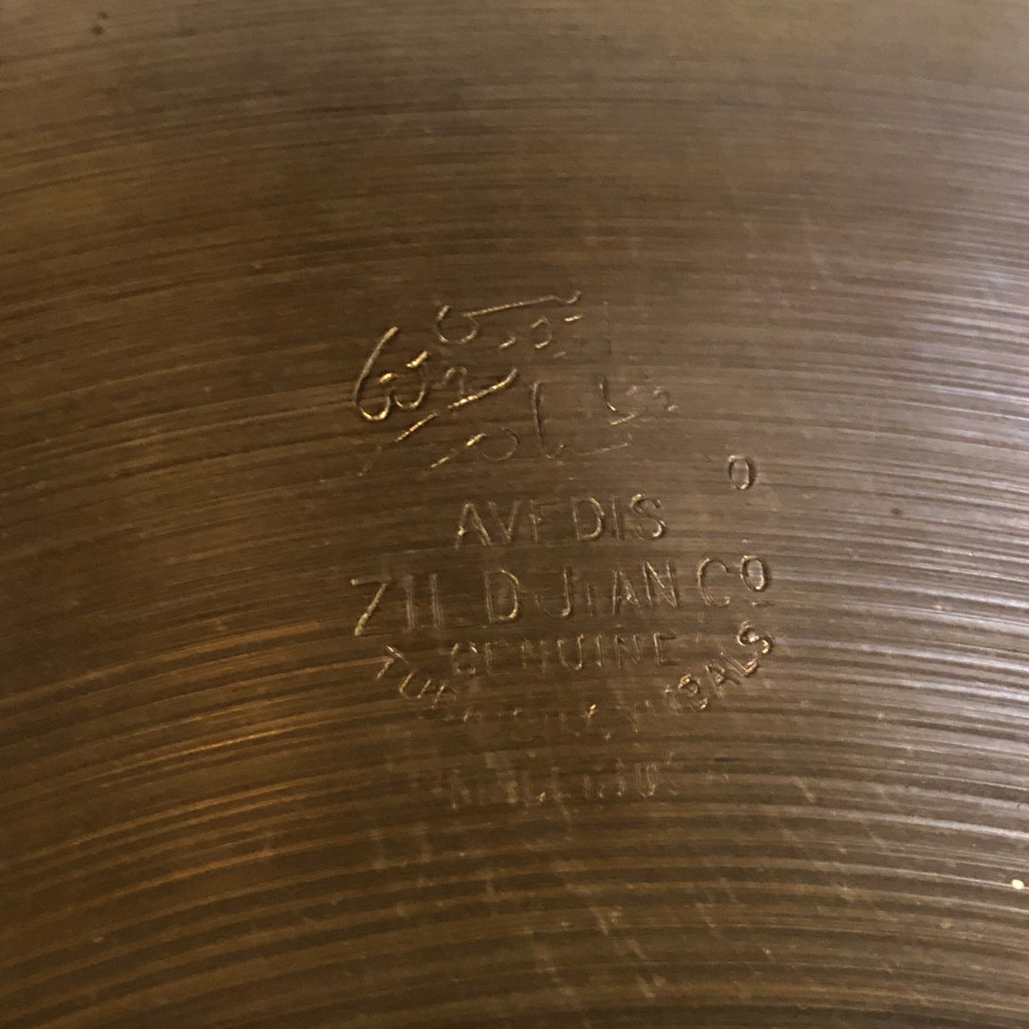 11" Vintage 1930s Zildjian A 1st Stamp Splash Cymbal 338g #766