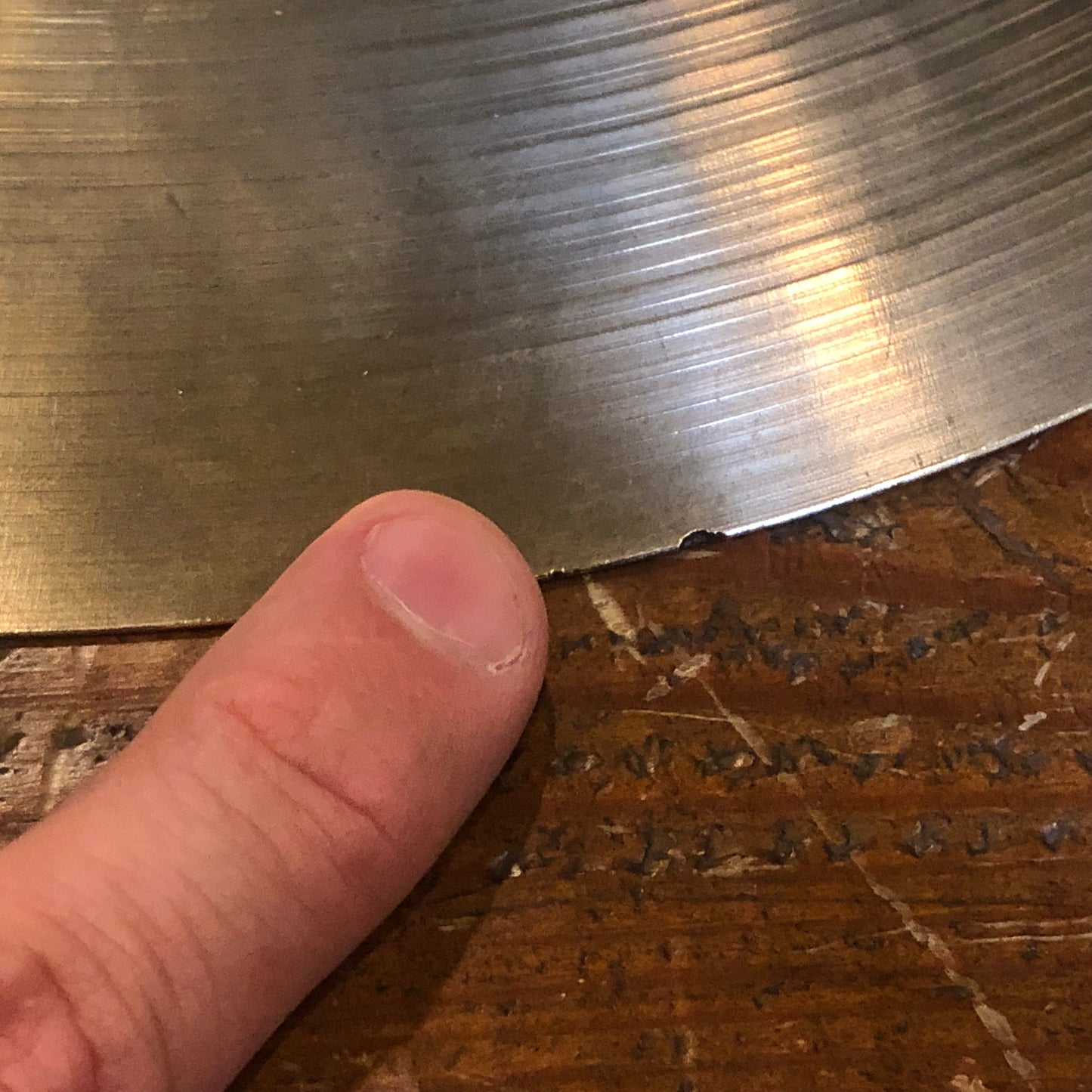 1960s Paiste 16" Pre-Serial # Formula 602 Crash Cymbal 968g #765 *Video Demo*