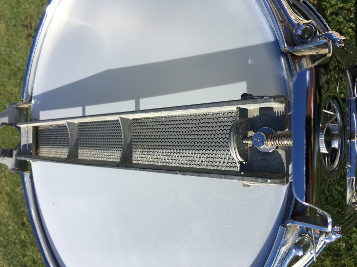 Rogers 5"x14" Dynasonic Chrome Over Brass Snare Drum