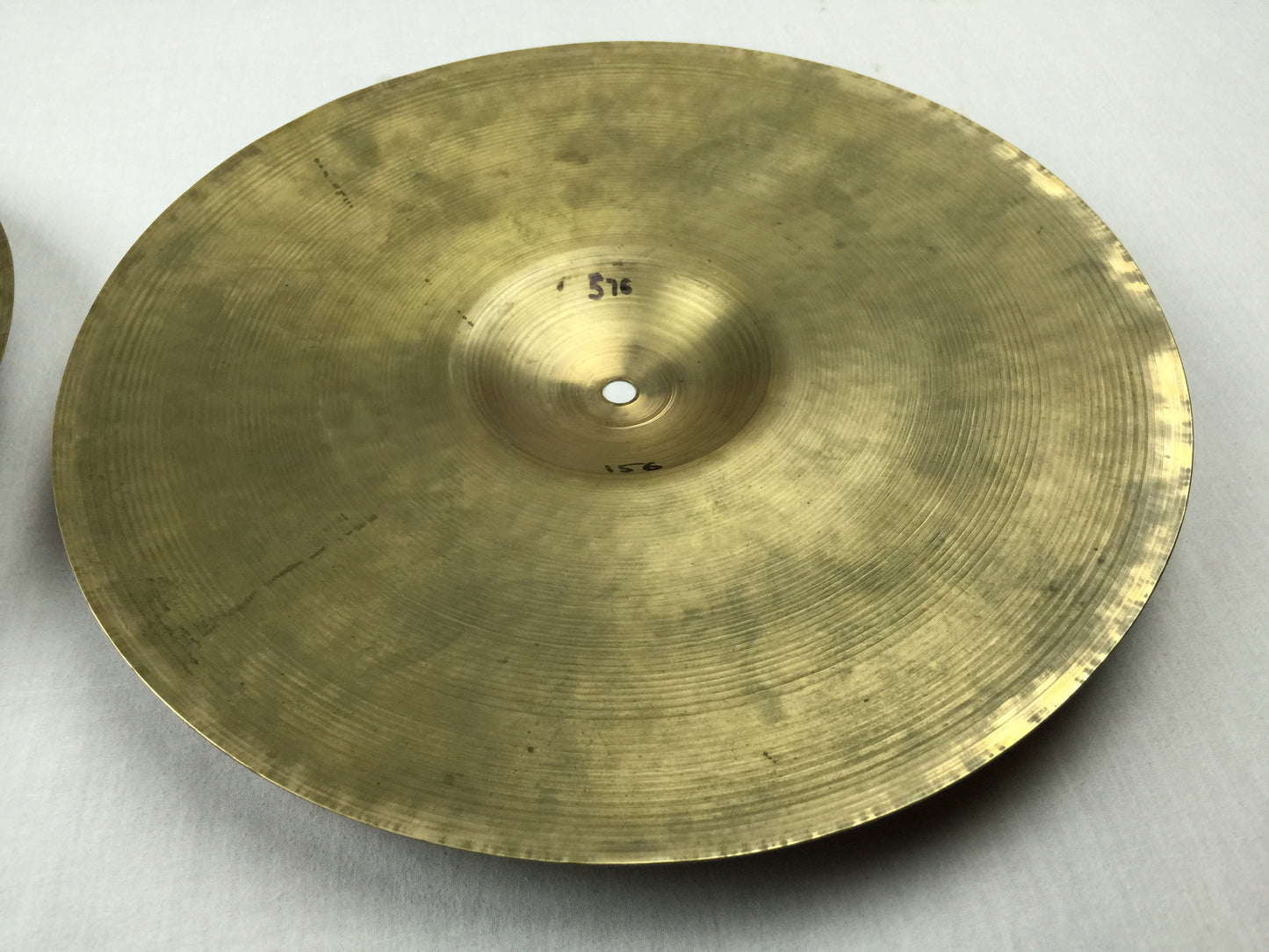 13" Zildjian A 1940's Pre-Trans Stamp Hi-Hat Pair - Thin! 540g & 546g- Inventory # 156