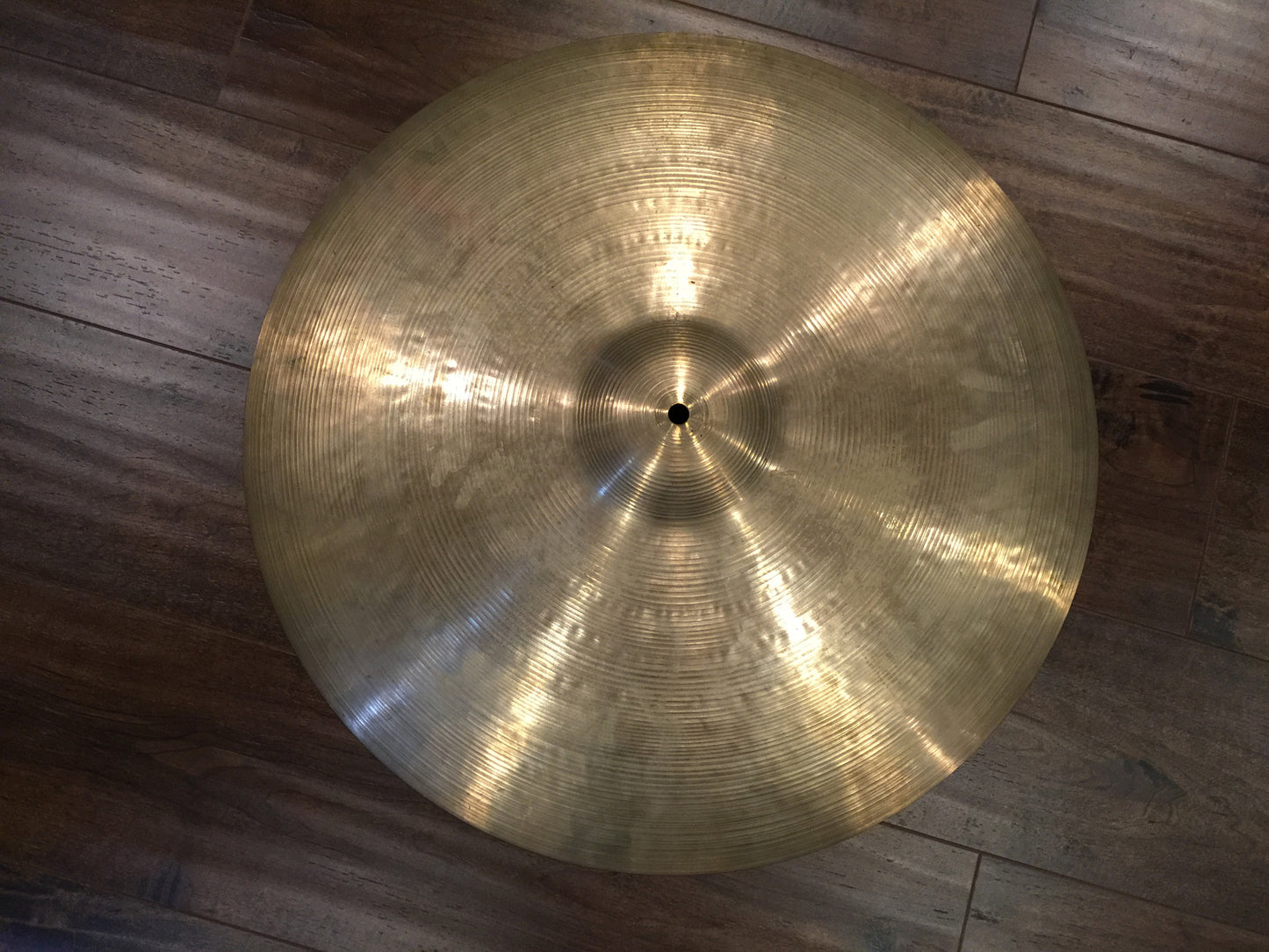22" 1960's Zildjian A Ride Cymbal 2718g #344