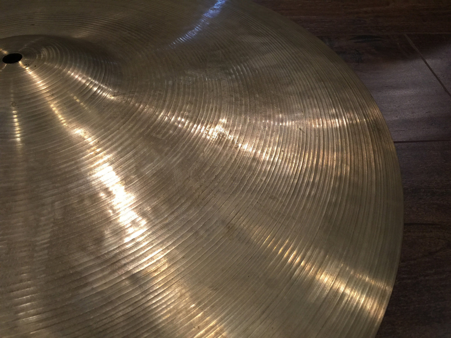 22" 1960's Zildjian A Ride Cymbal 2718g #344