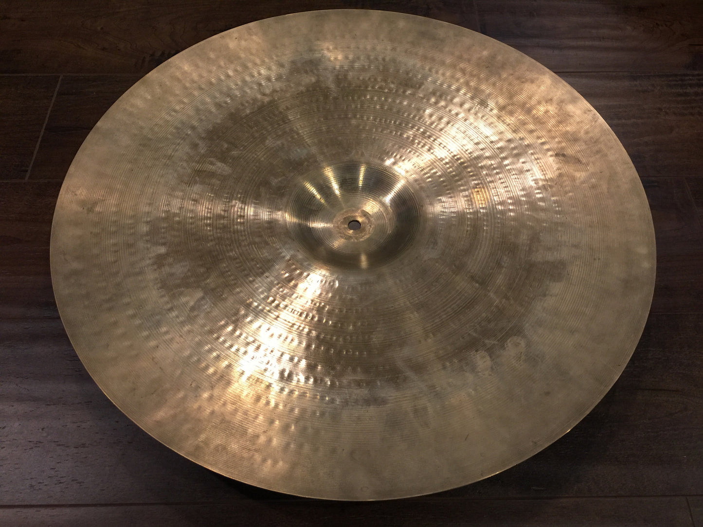 22" 1960's Zildjian A Ride Cymbal 2718g #344