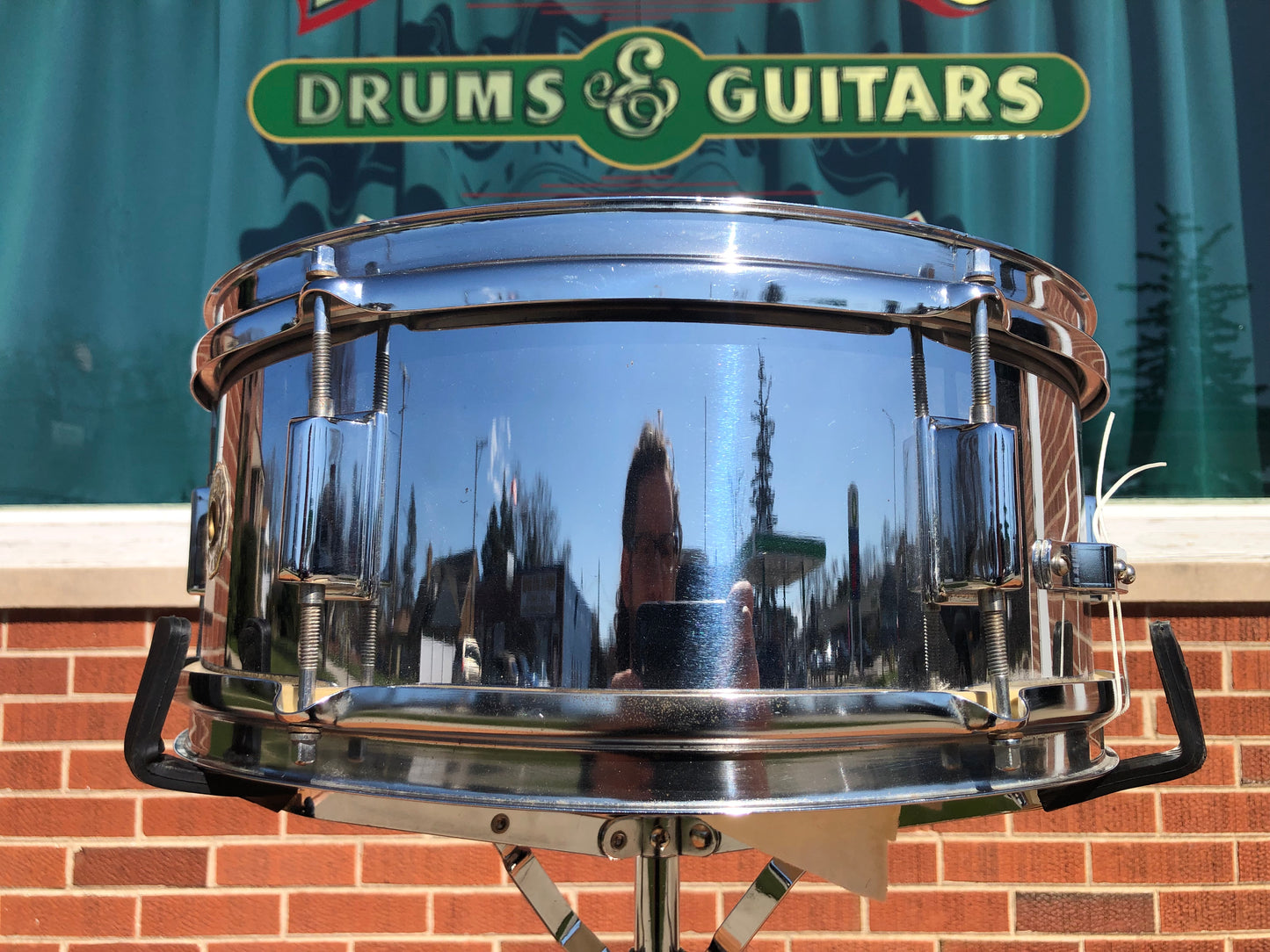 1960s Kent 5.5x14 Snare Drum Chrome Over Steel