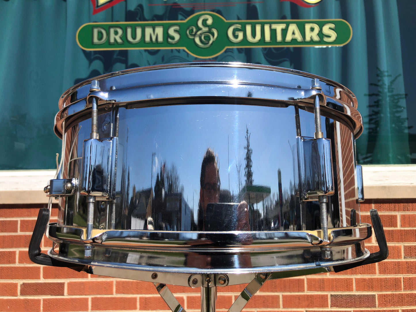 1960s Kent 5.5x14 Snare Drum Chrome Over Steel