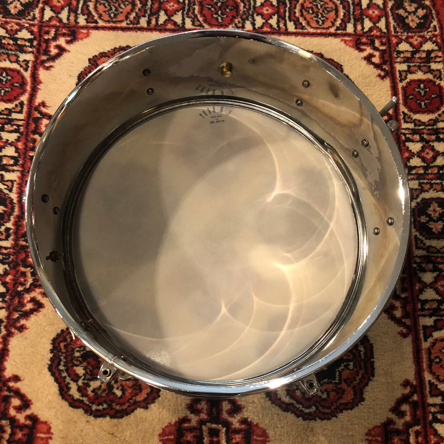 1960s Kent 5.5x14 Snare Drum Chrome Over Steel