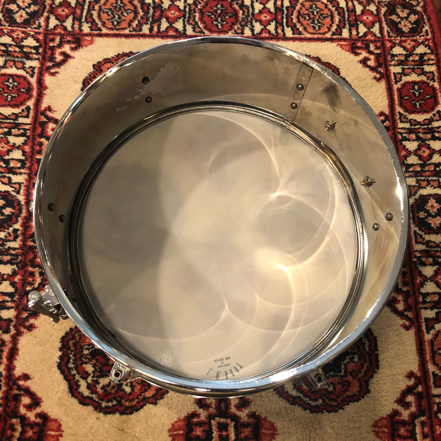 1960s Kent 5.5x14 Snare Drum Chrome Over Steel