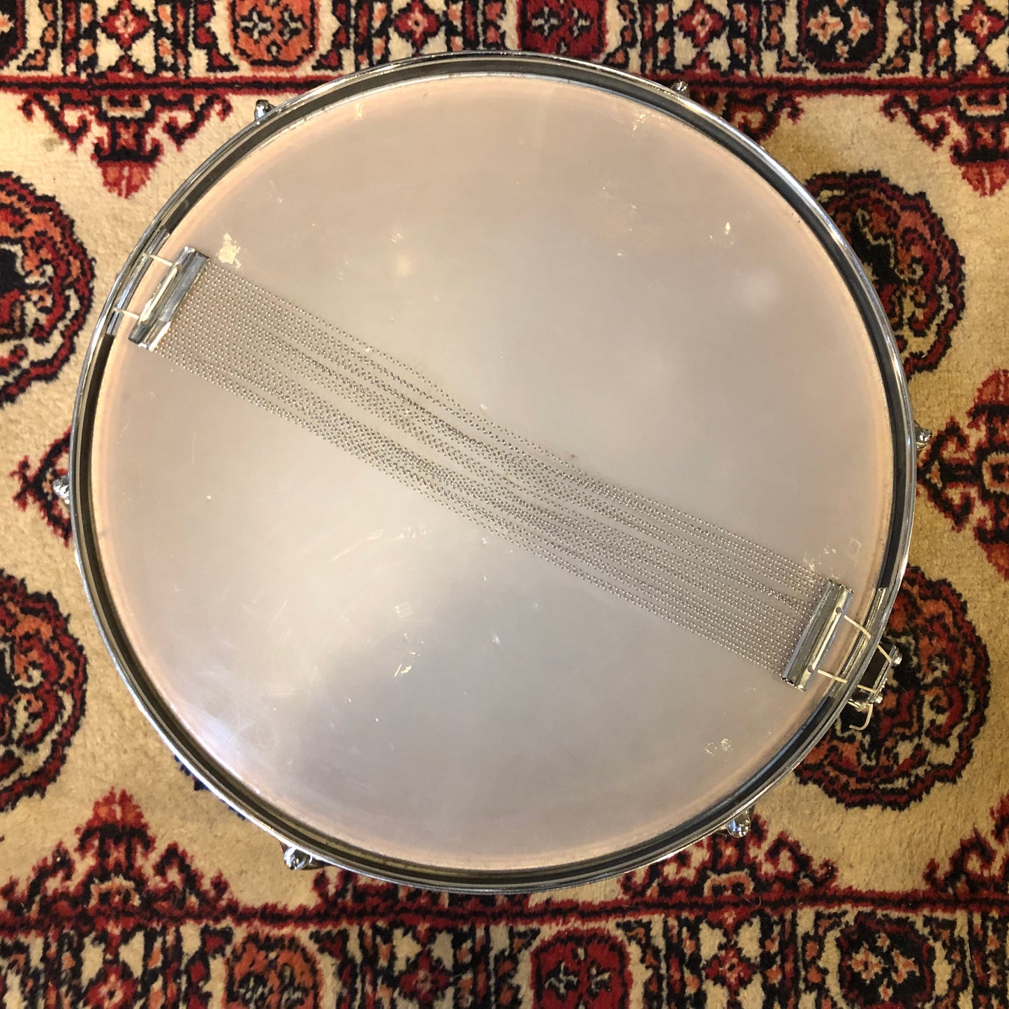 Vintage Dixie 5.5x14 Snare Drum Black Diamond Pearl MIJ