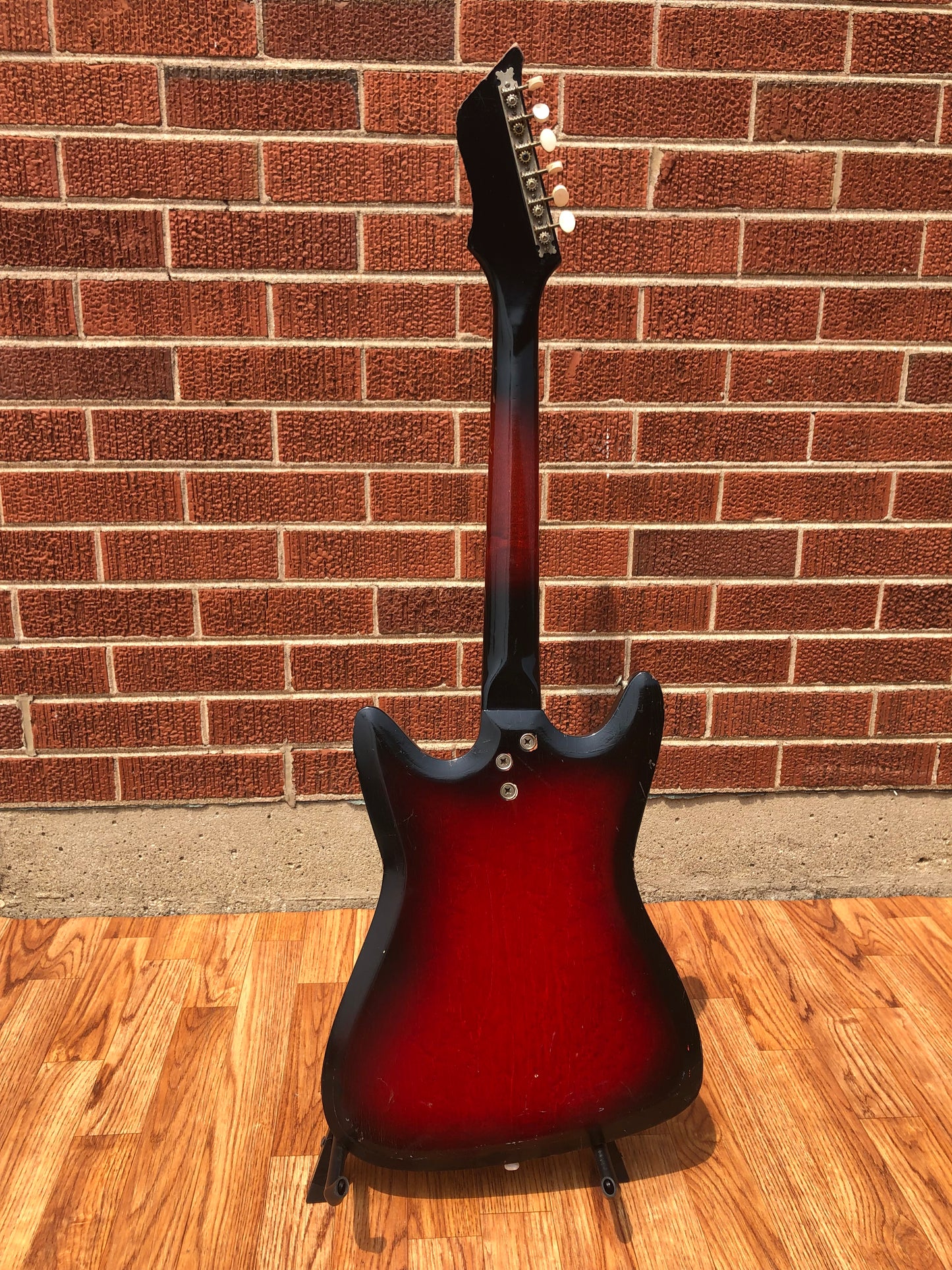 1960s Kay Vanguard Single Pickup Redburst