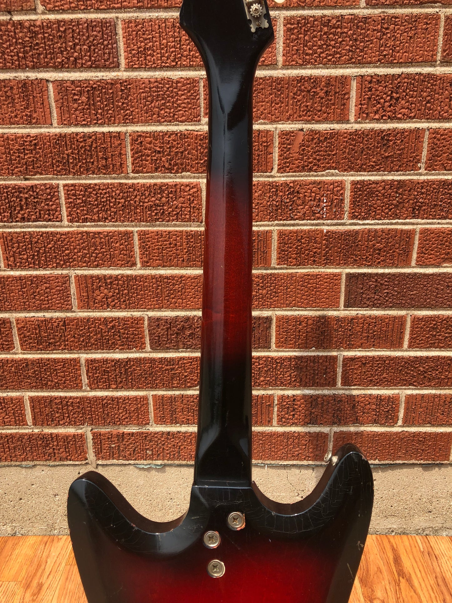 1960s Kay Vanguard Single Pickup Redburst