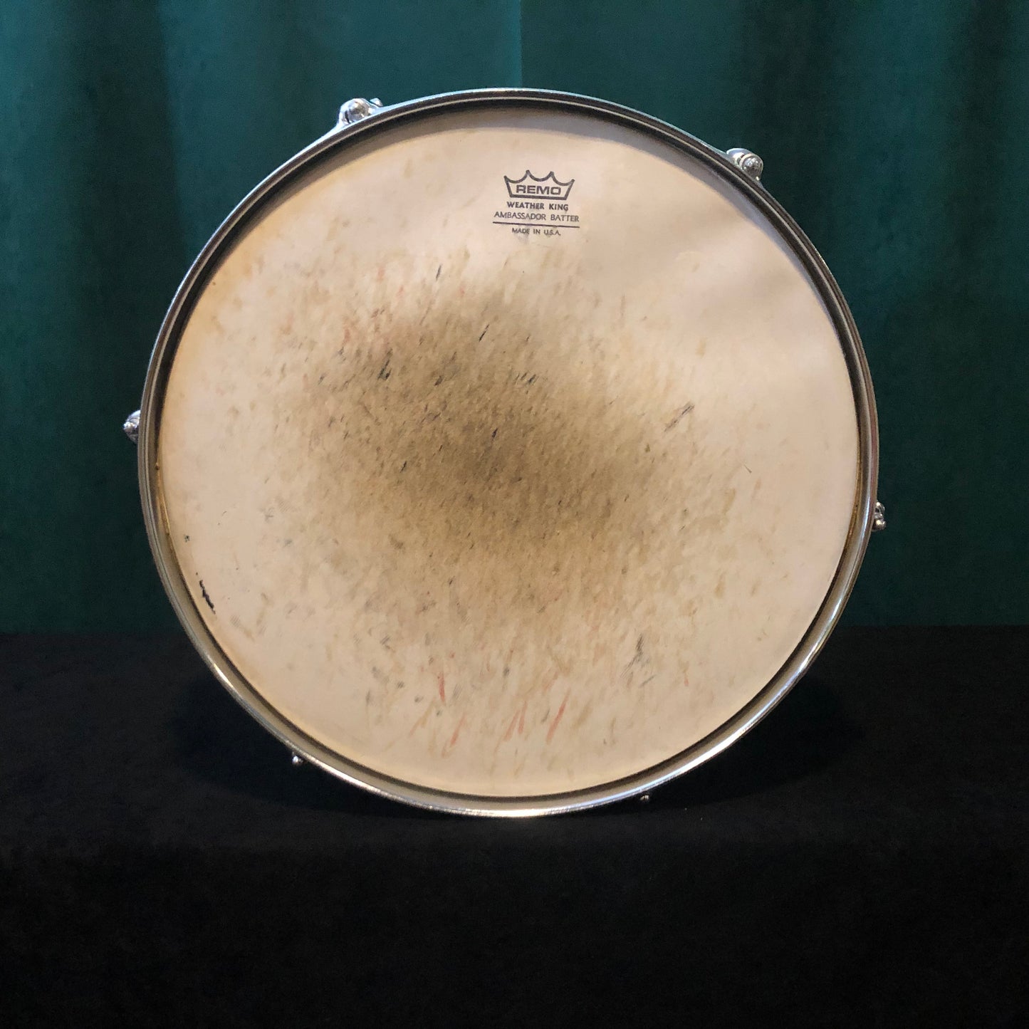 1970s Ludwig 10x14 Thermogloss Tom Drum Natural