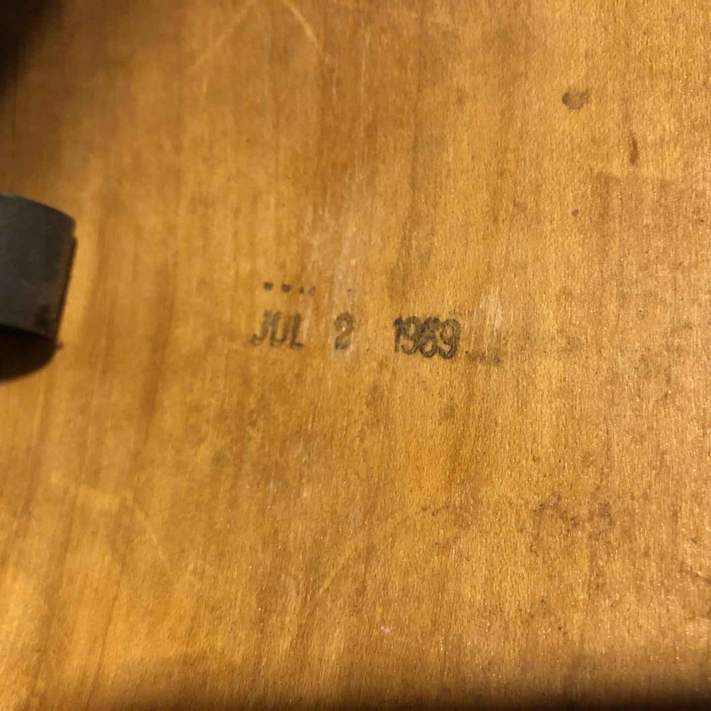 1969 Ludwig 8x12 Tom Drum Oyster Black Pearl