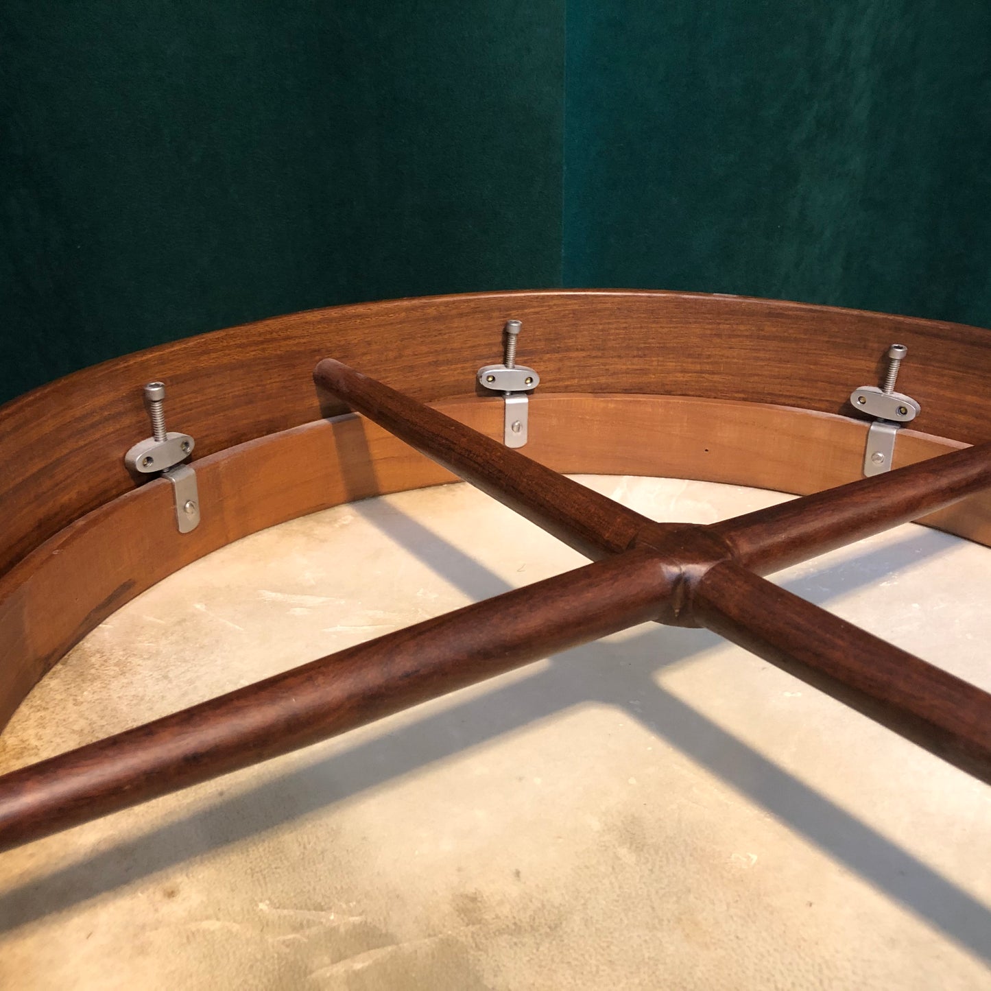 18" Tune-able Bodhran w/ Tipper, Made by Mid East