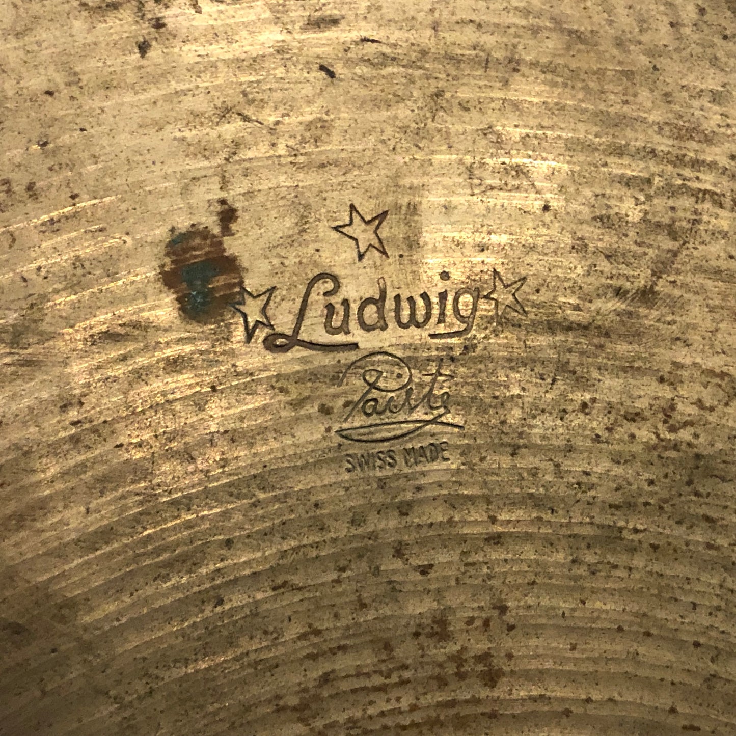 18" Paiste 1950s-60s Ludwig Standard 3-Star Crash Ride Cymbal 1244g