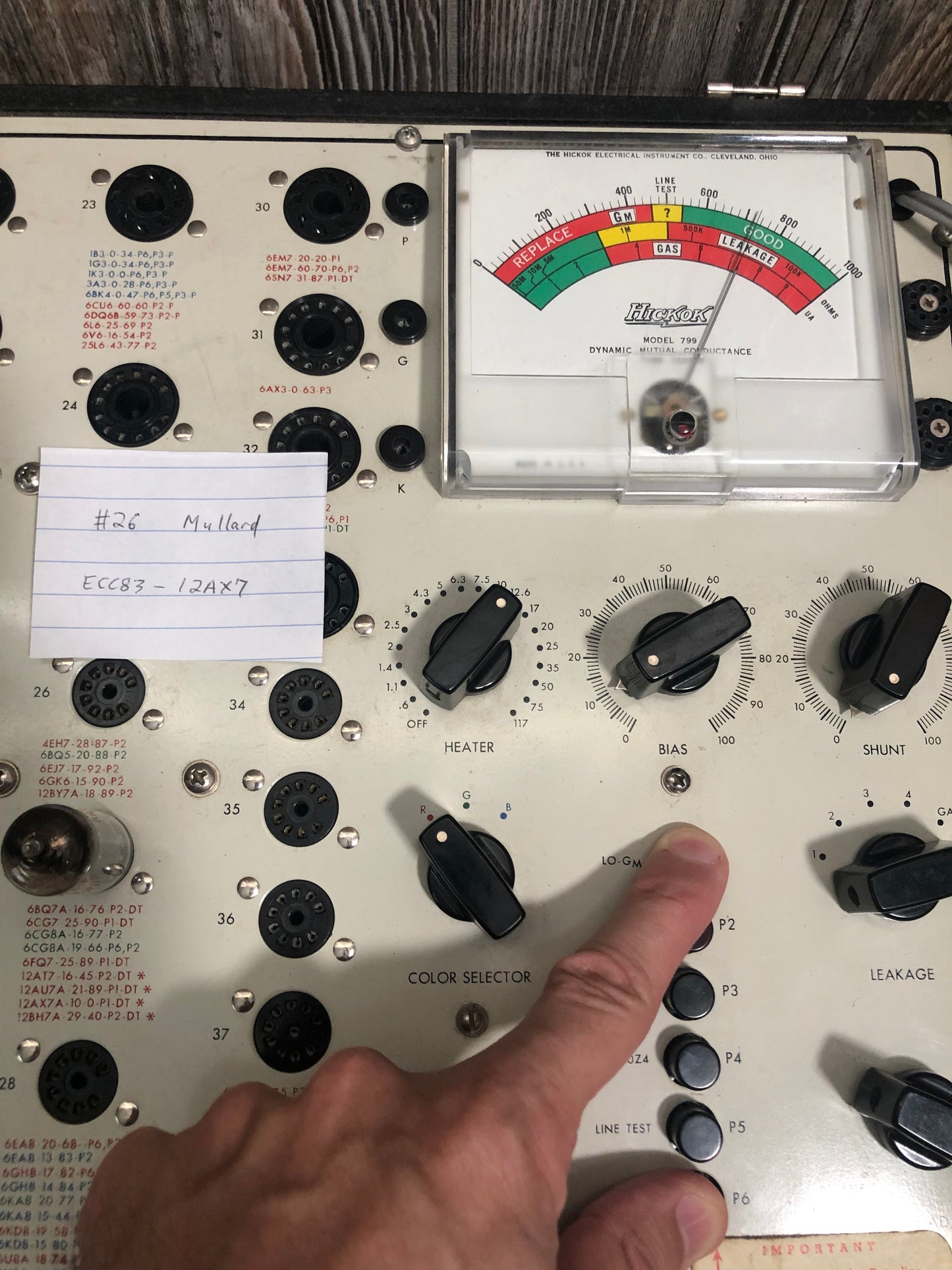 Vintage 1958 Mullard ECC83 12AX7 Preamp Tube Blackburn Factory MC1