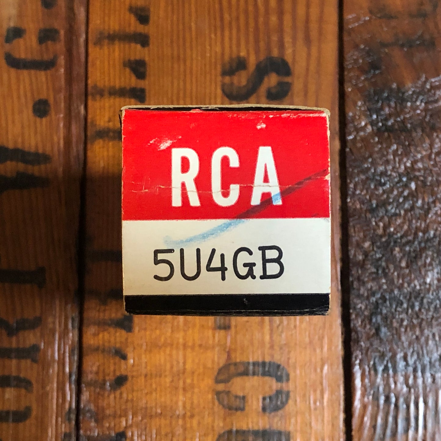 Vintage RCA 5U4GB Rectifier Tube w/ Original Box