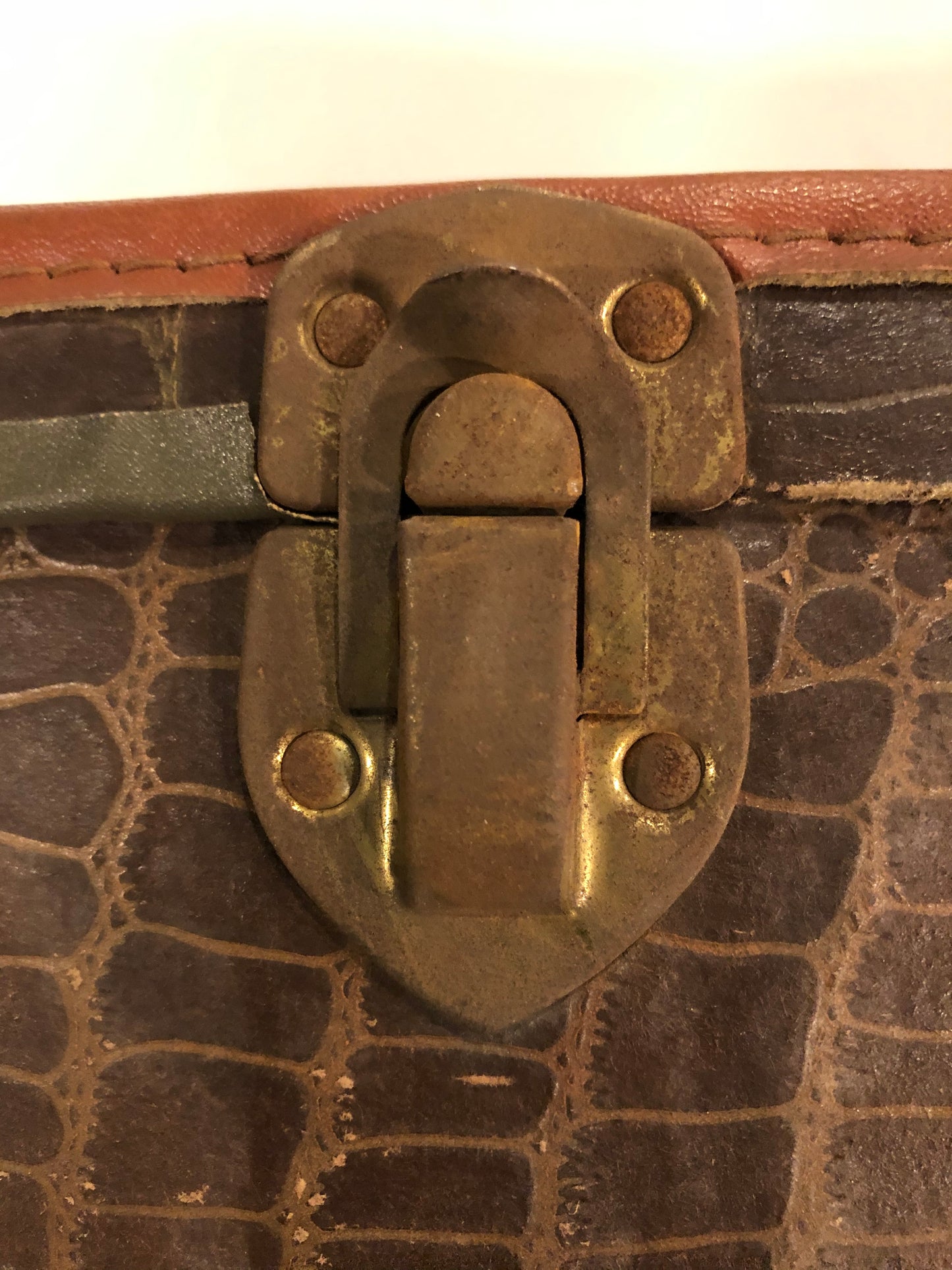 1950s/60s Gibson ES Brown Alligator Guitar Case ES125T / ES225T / ES330 / ES335