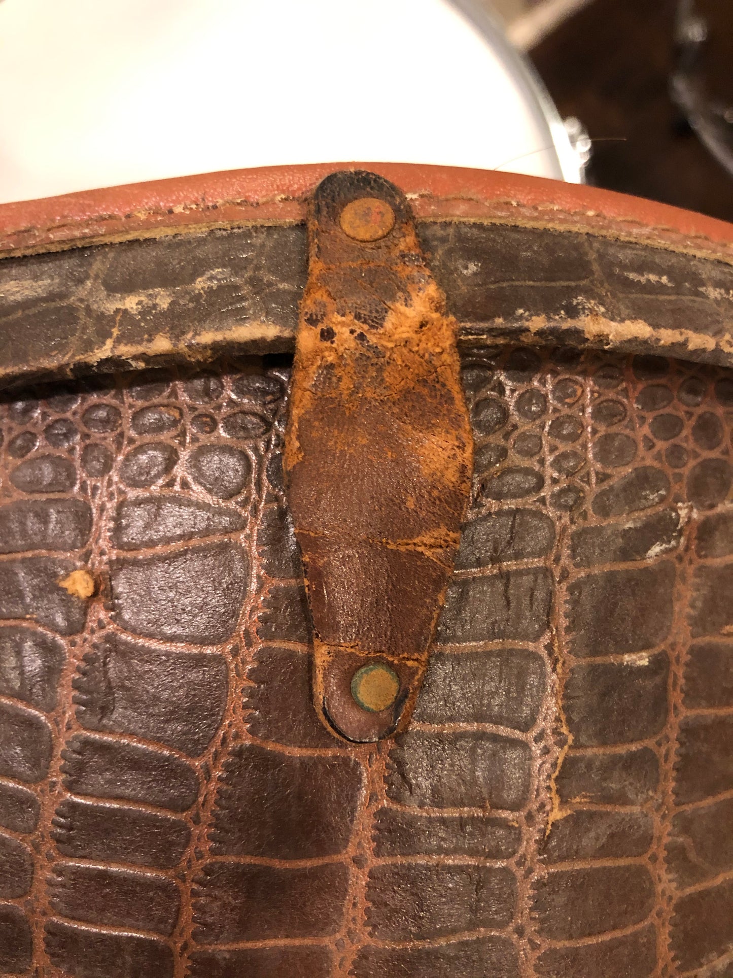 1950s/60s Gibson ES Brown Alligator Guitar Case ES125T / ES225T / ES330 / ES335