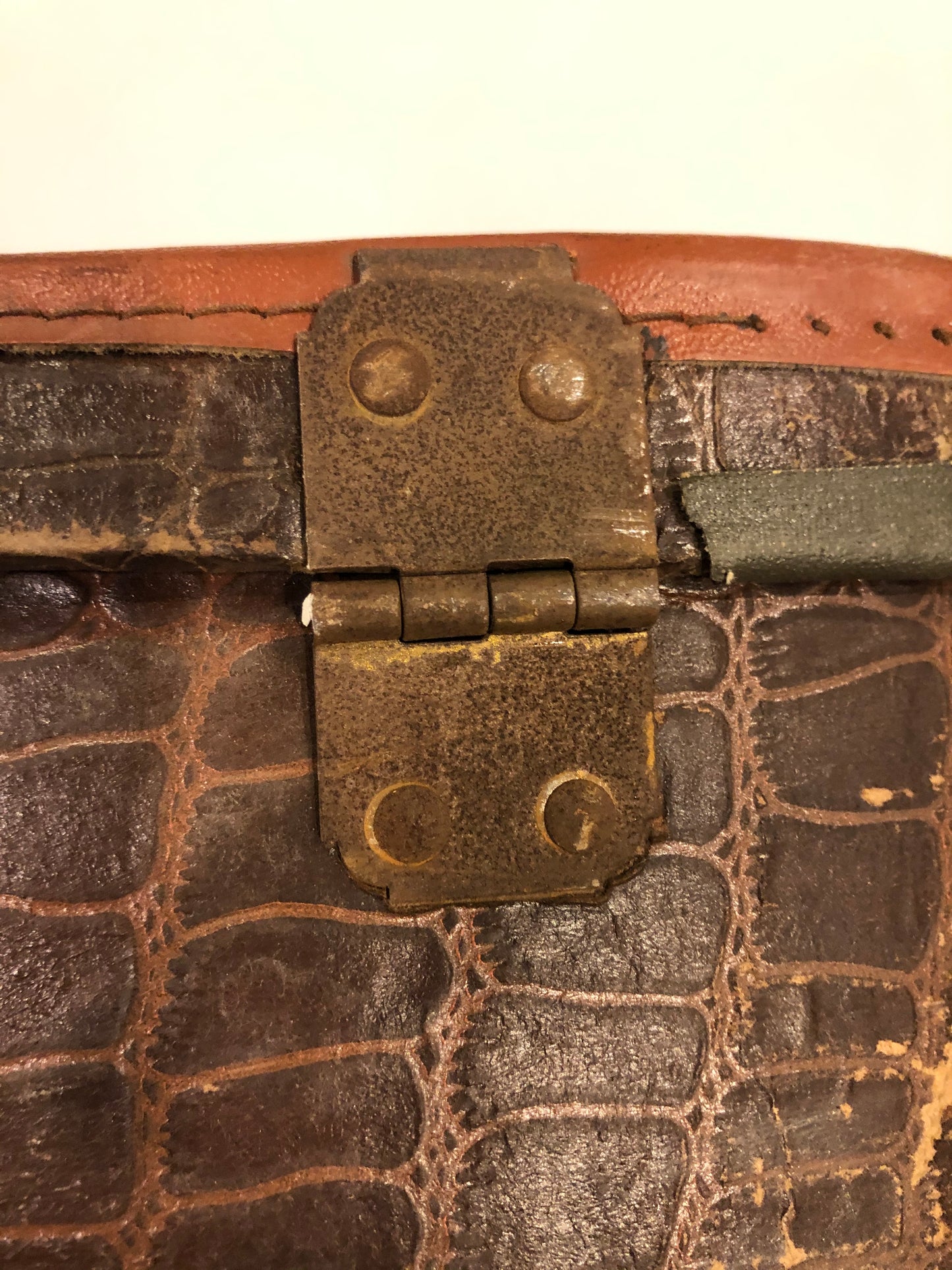 1950s/60s Gibson ES Brown Alligator Guitar Case ES125T / ES225T / ES330 / ES335